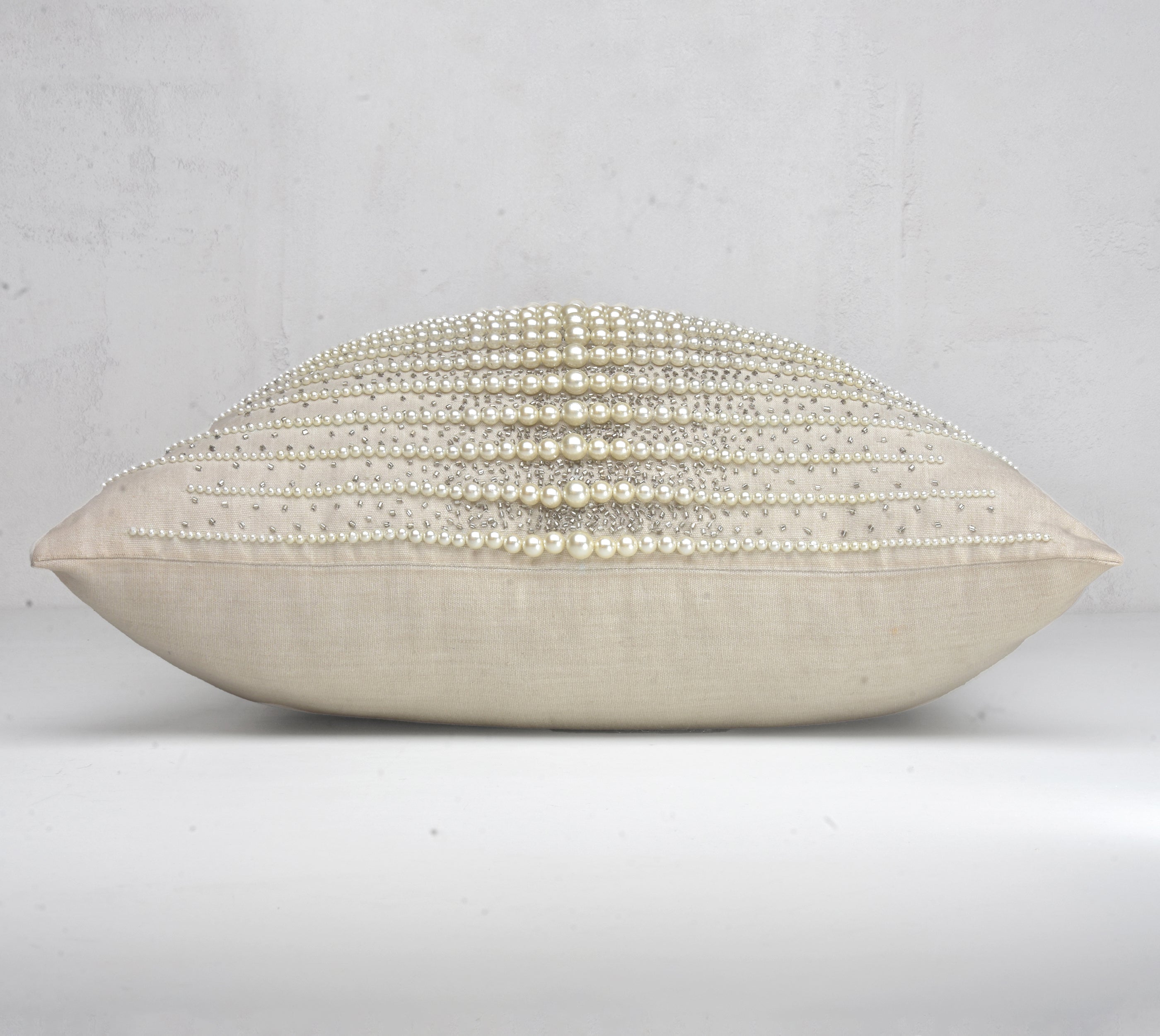 CONFETTIN Beaded Cotton Cushion Cover