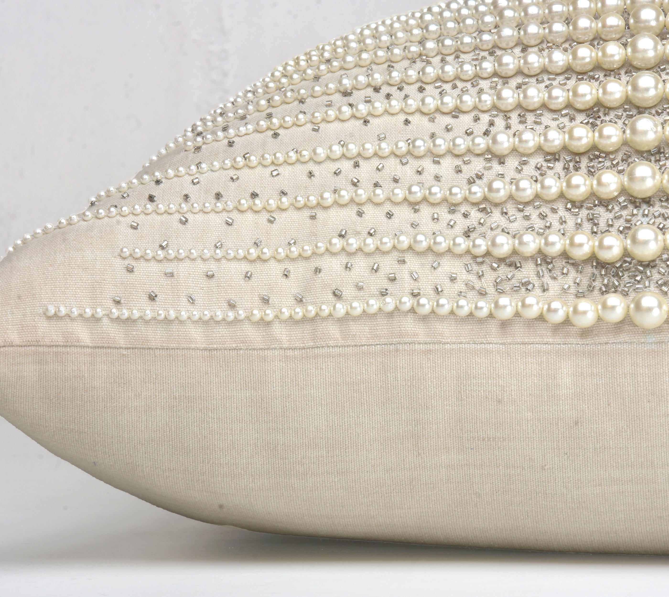 CONFETTIN Beaded Cotton Cushion Cover