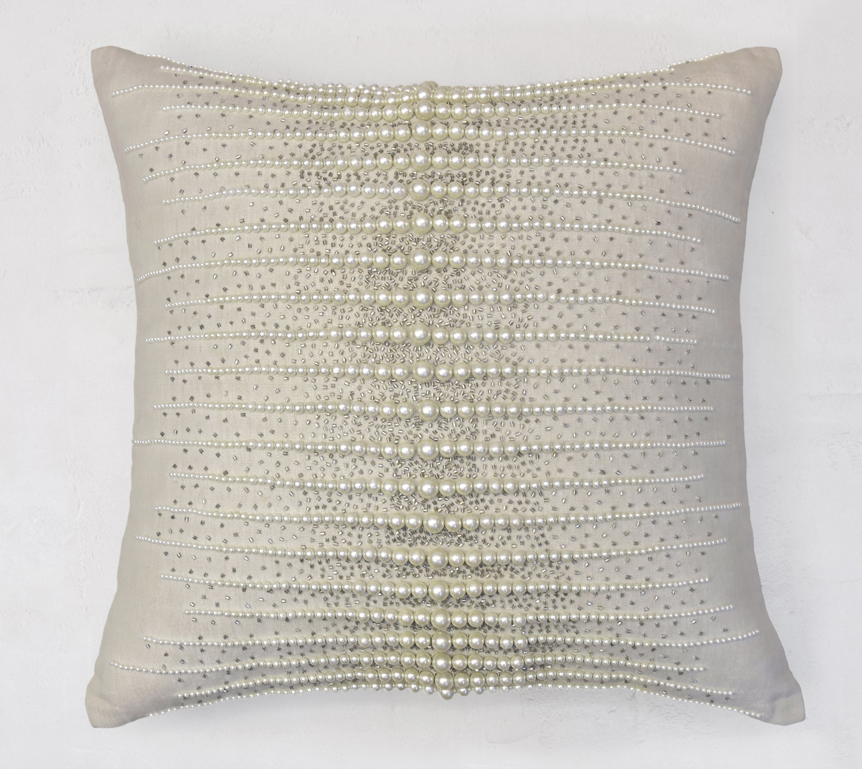 CONFETTIN Beaded Cotton Cushion Cover