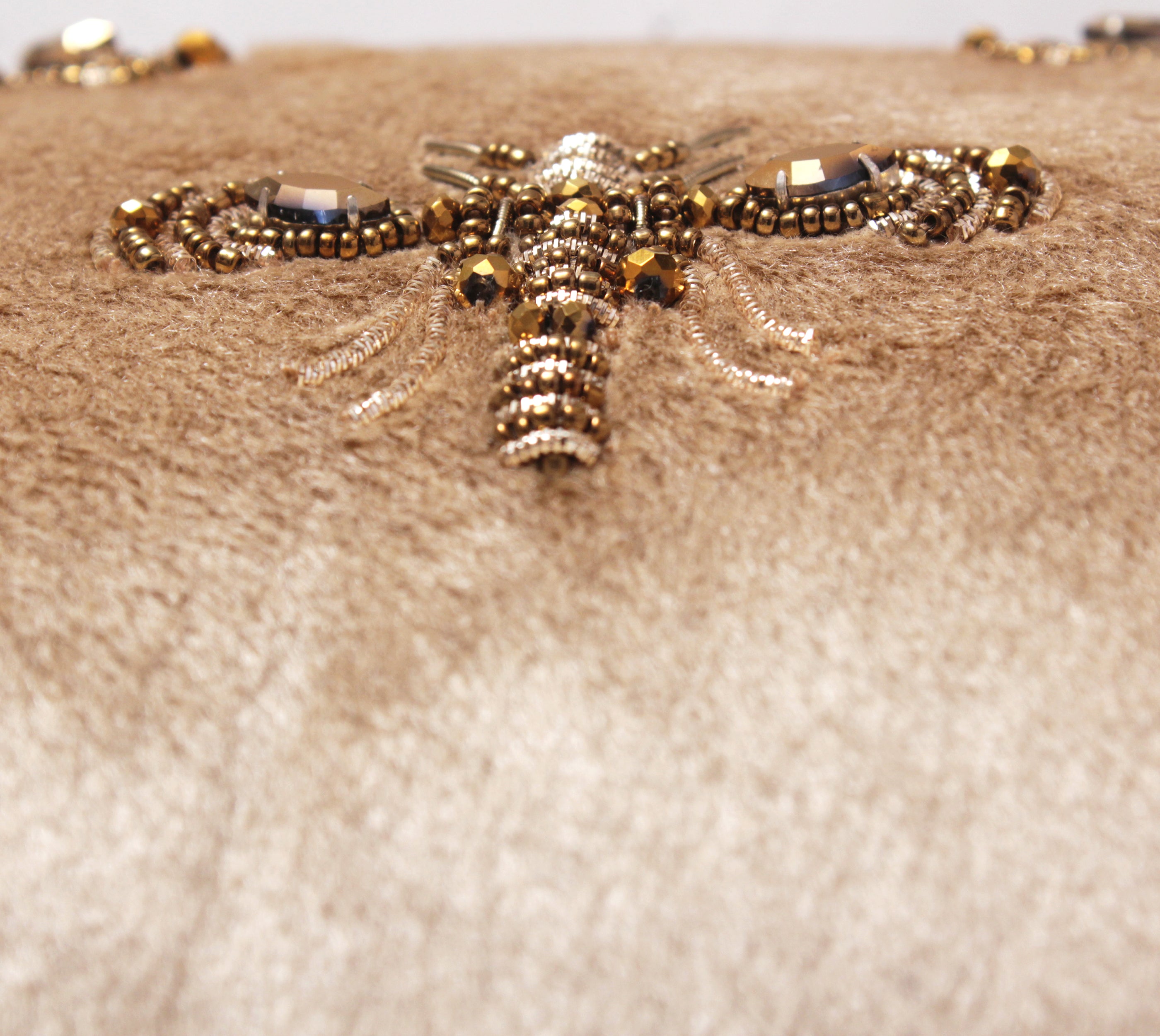 GRACE Gold Velvet Cushion Cover