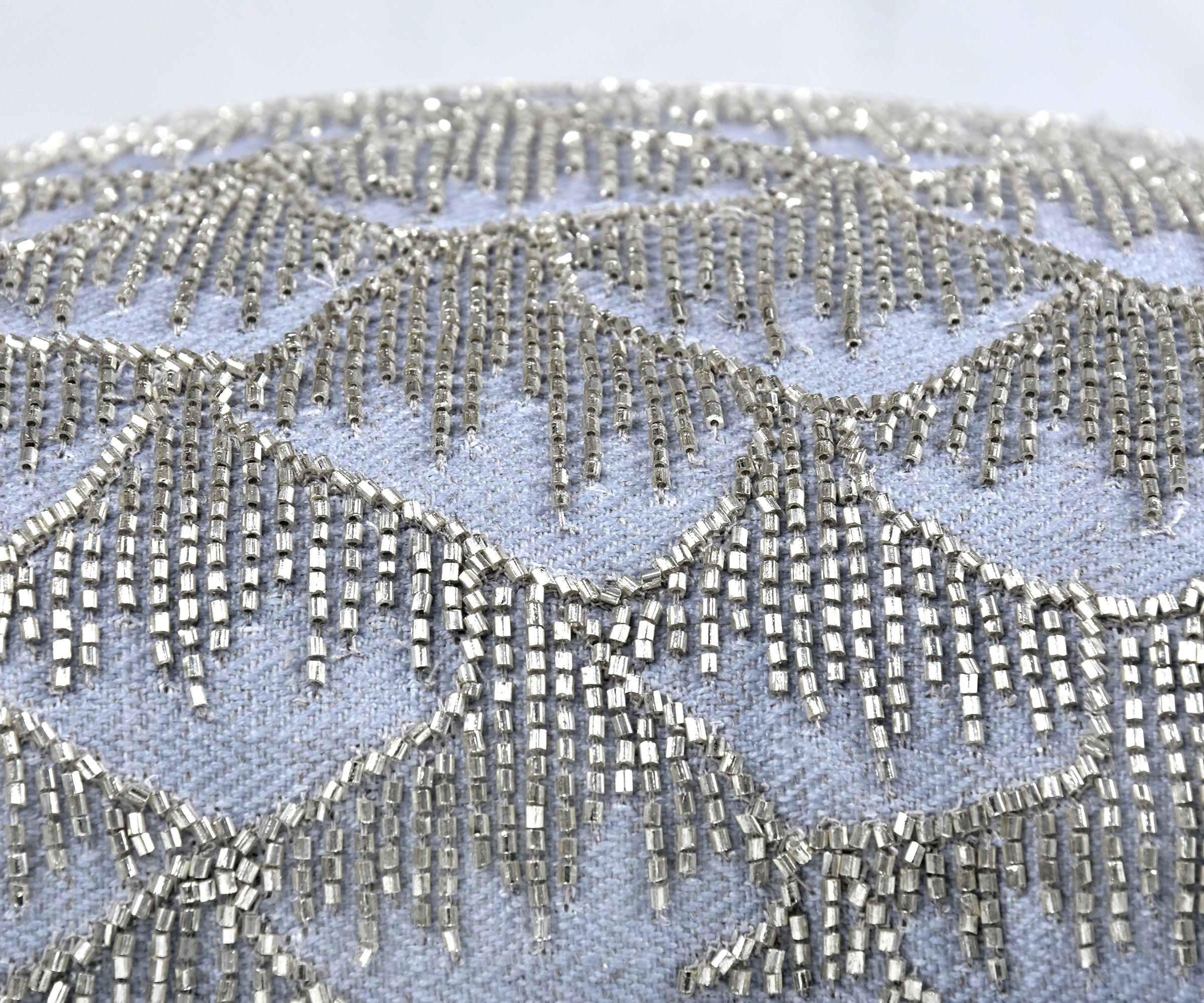 MEREDITH Dusty Blue Cotton Cushion Cover