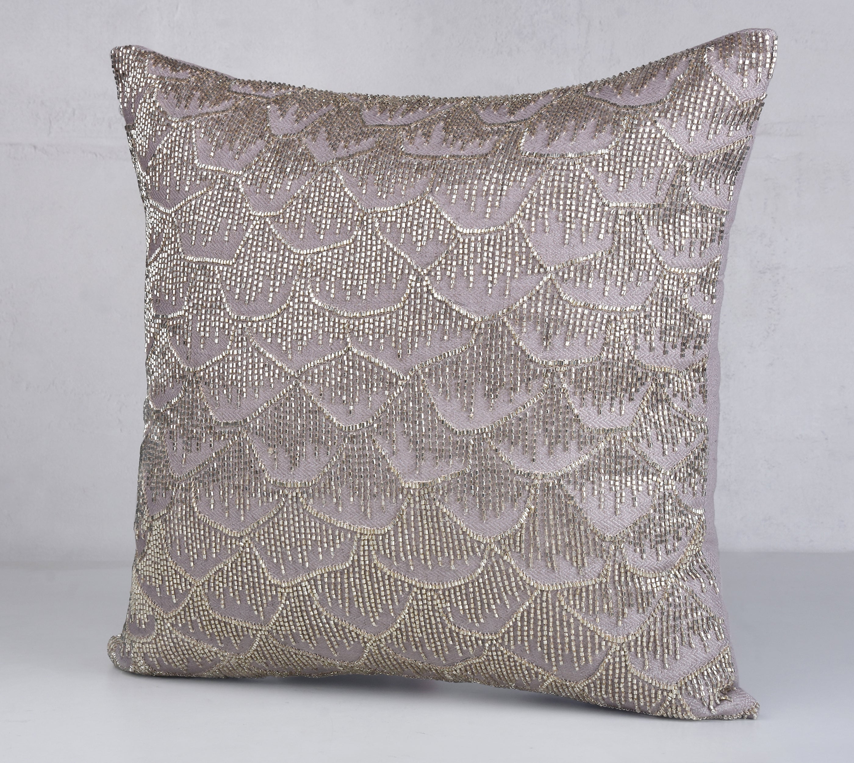 MEREDITH Dusty Pink Cotton Cushion Cover