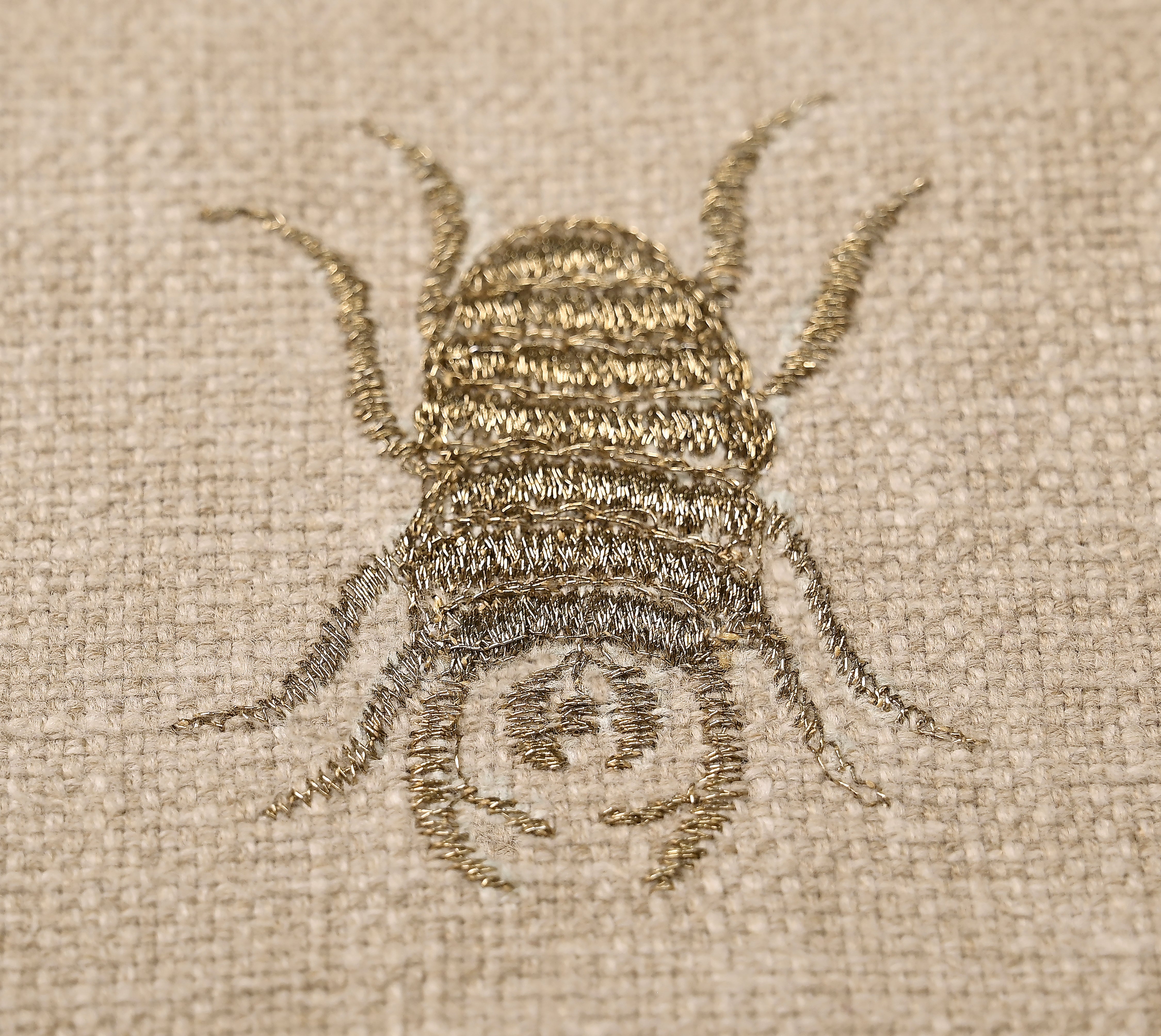 ROSA Beige Cotton Cushion Cover