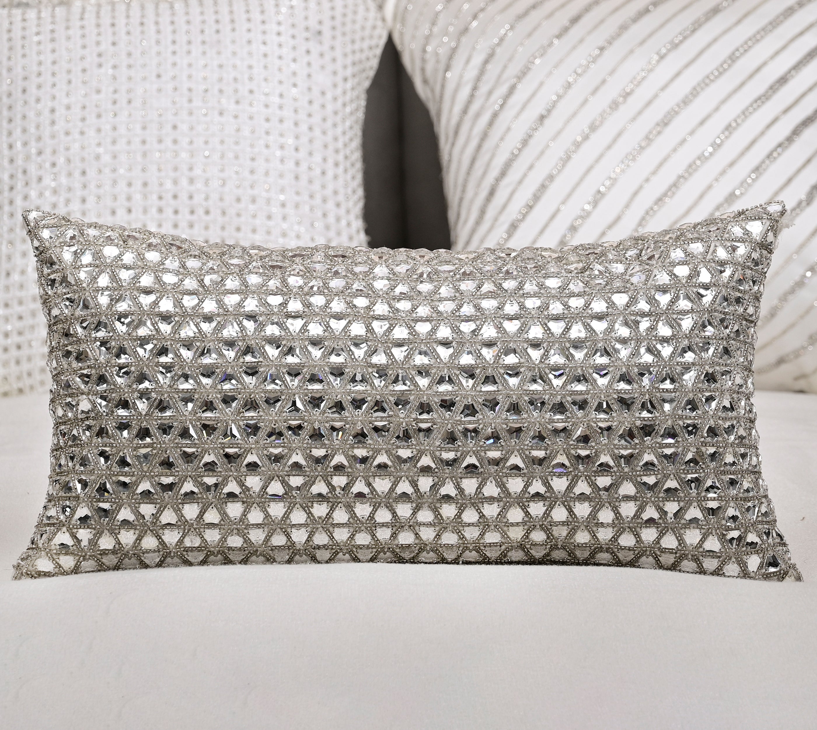SOFIA Silver Bling Cushion cover