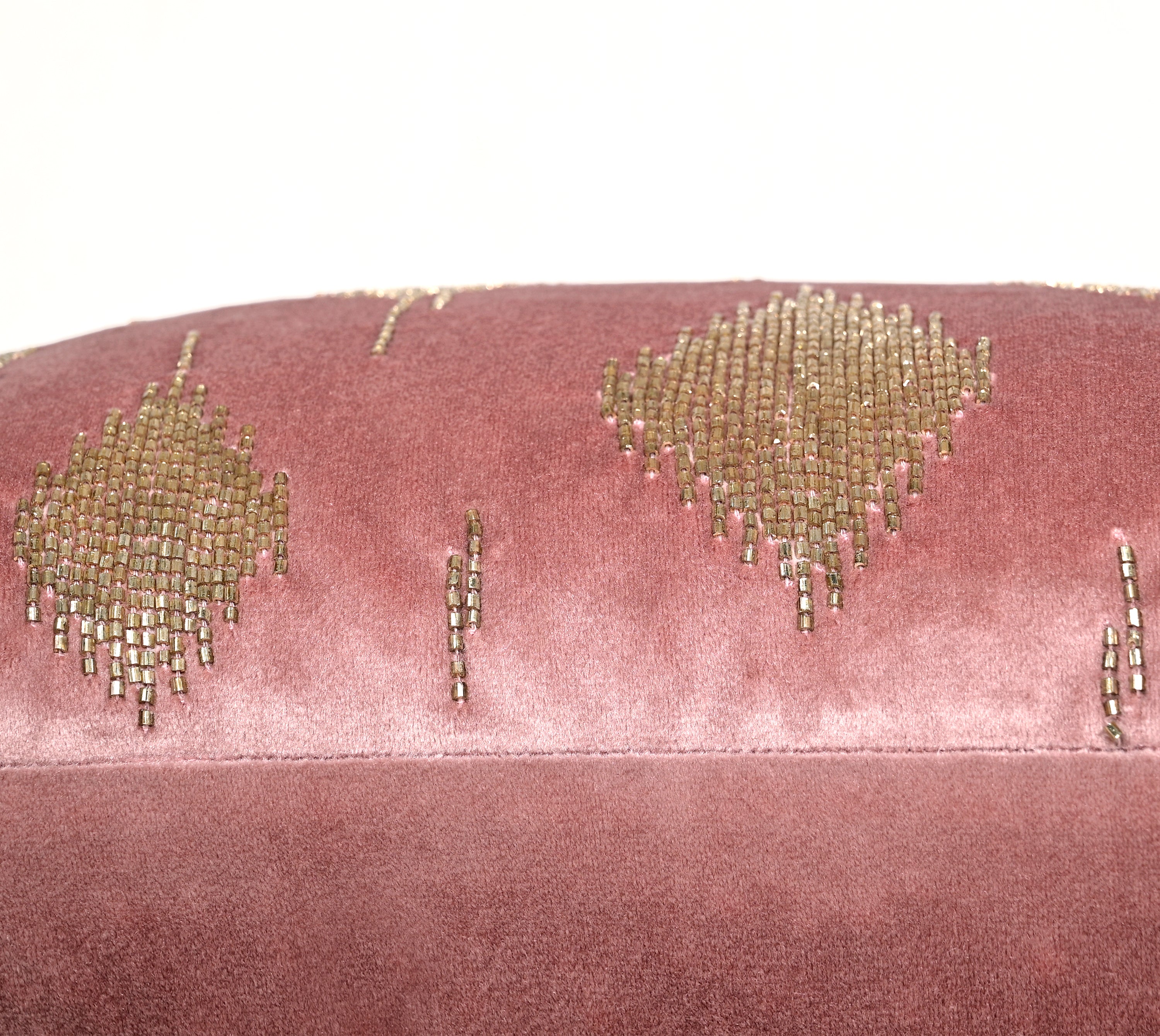 VEGA Pink Velvet Cushion Cover
