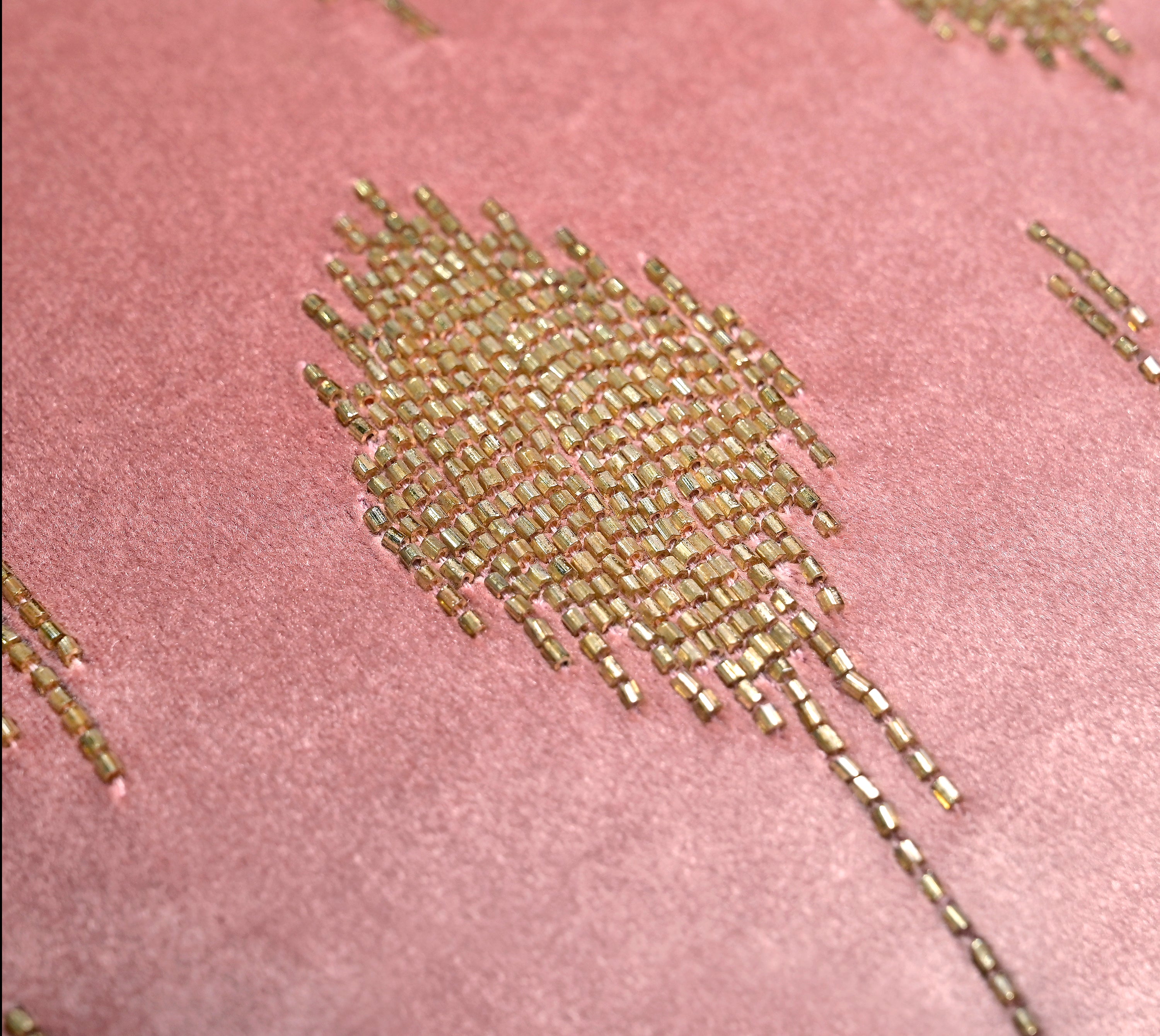 VEGA Pink Velvet Cushion Cover