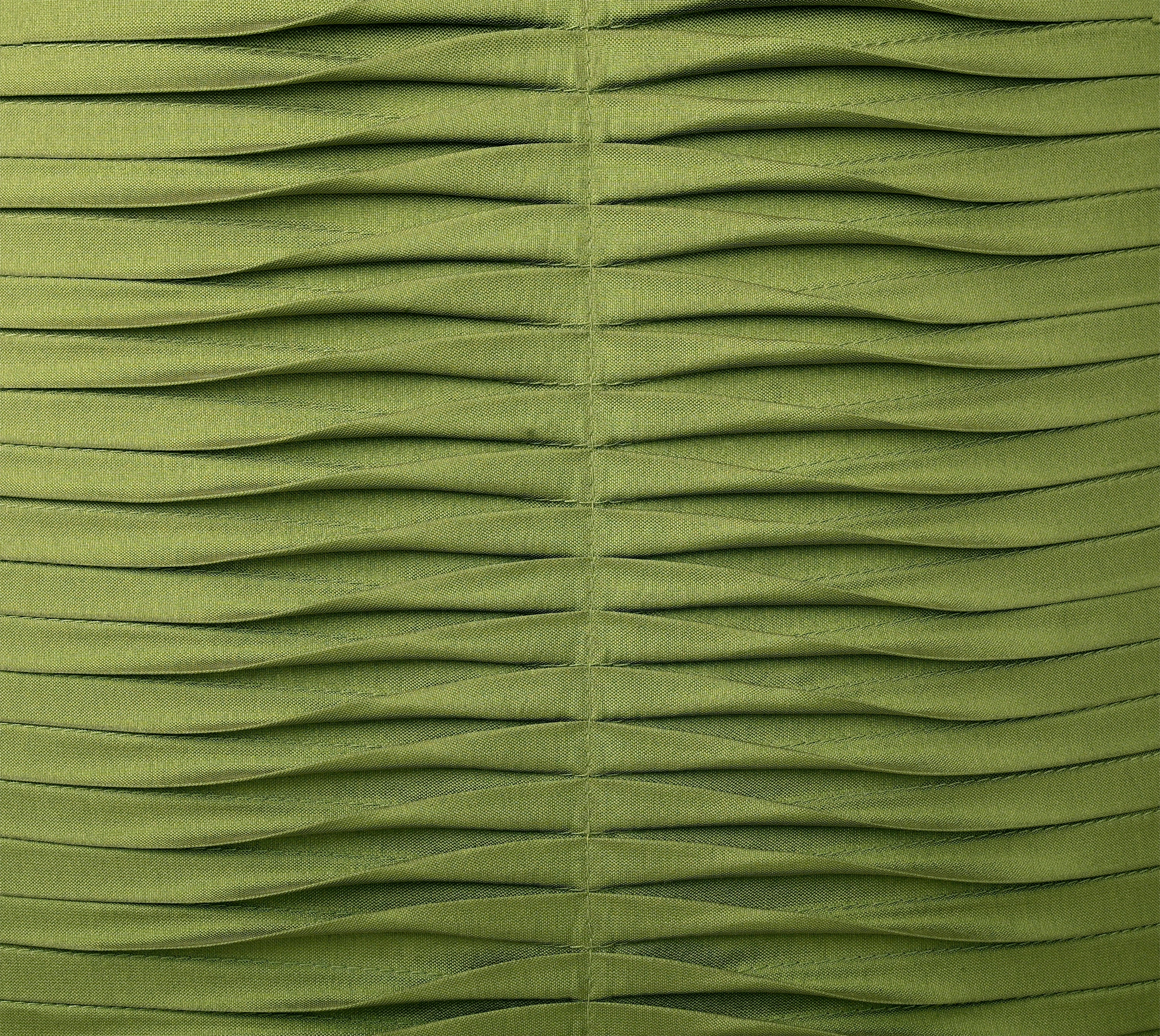 FERN Green Pleated Cushion Cover