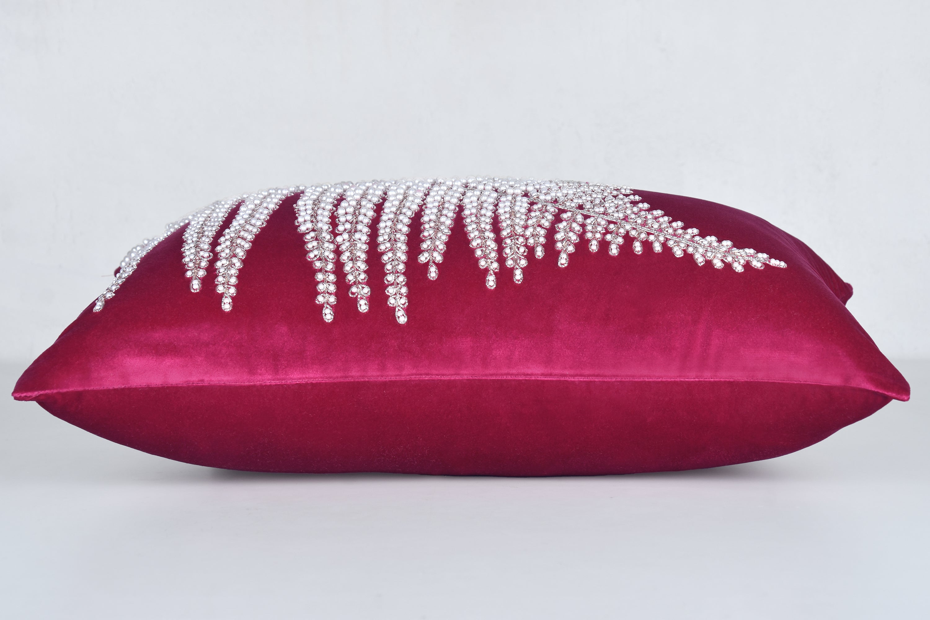 CORDELIA Magenta Velvet Cushion Cover