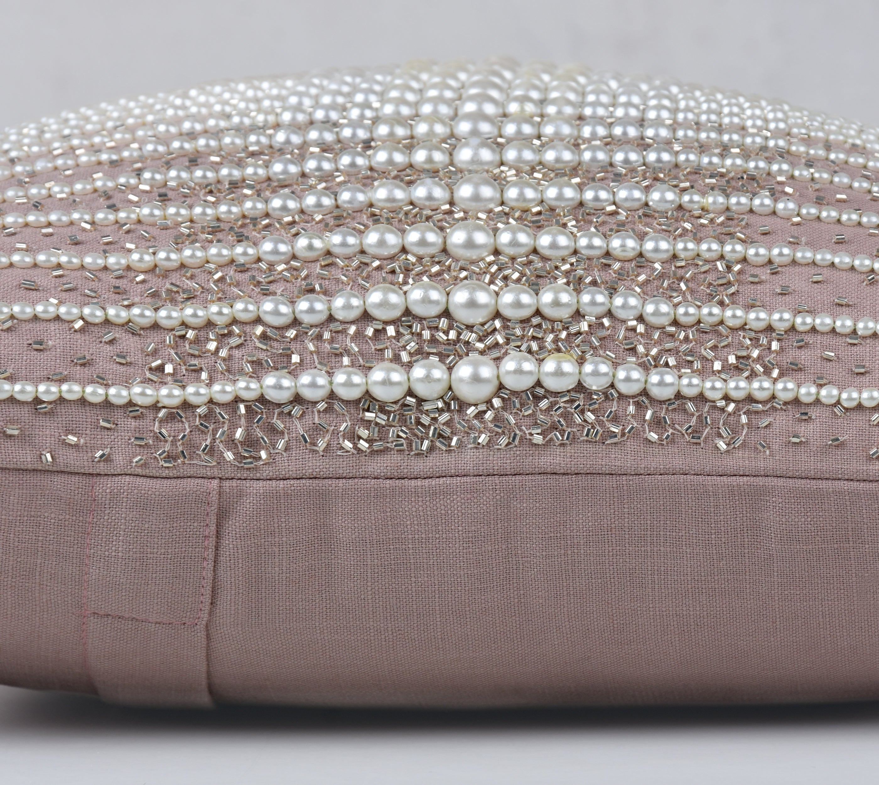 CONFETTI Dusty Pink Linen Cushion Cover