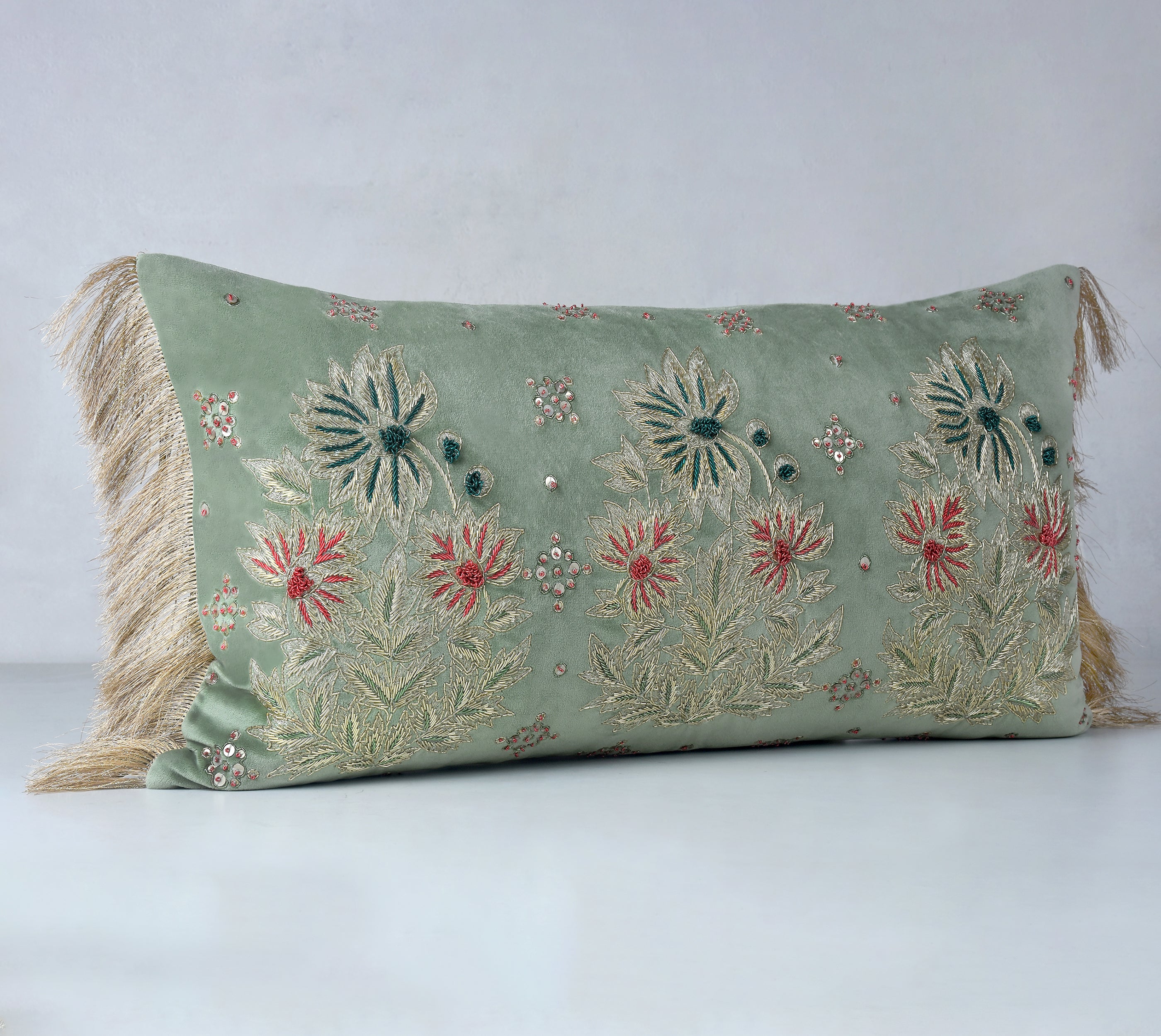 HERITAGE Soft Geern Velvet Cushion Cover