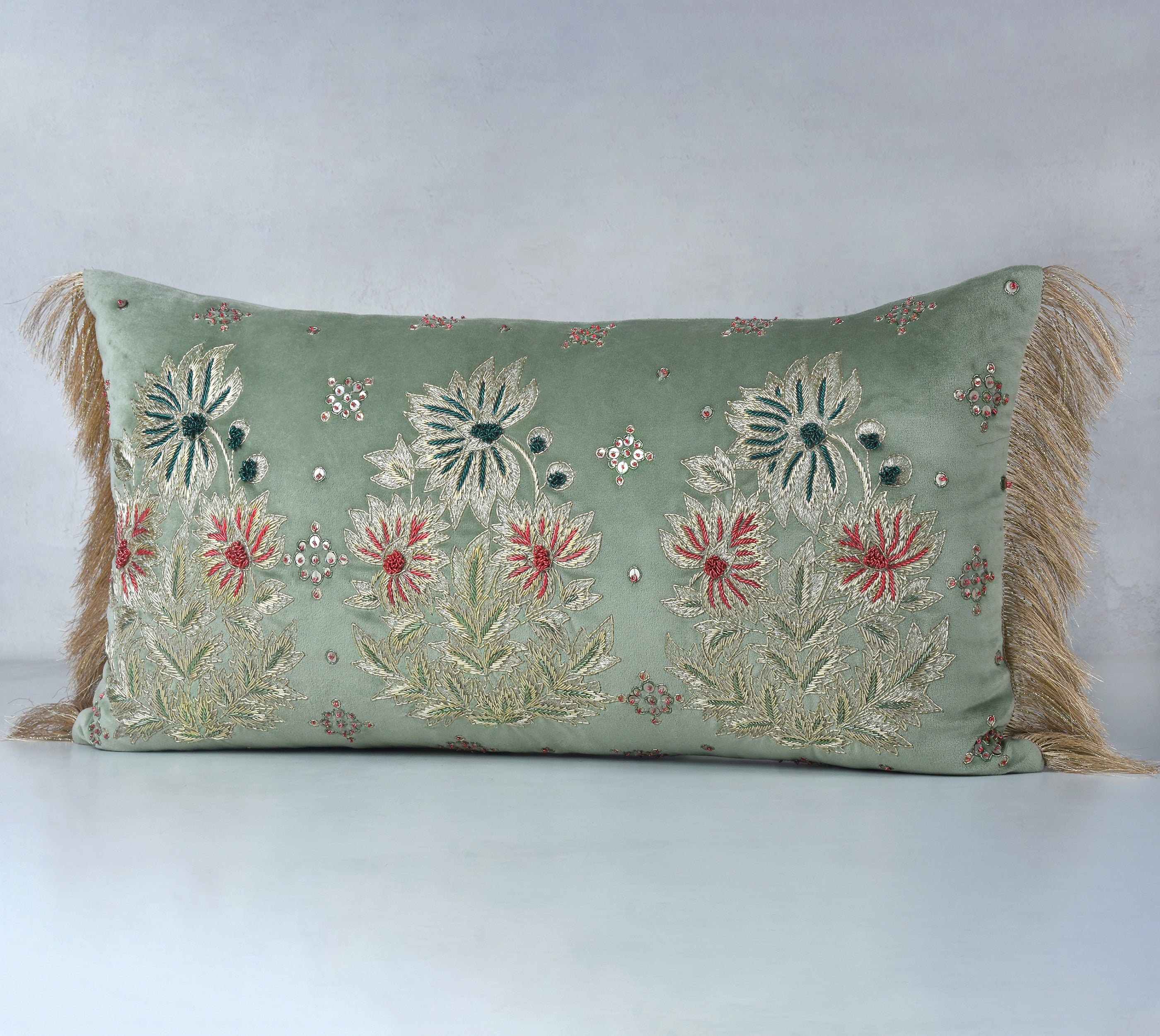 HERITAGE Soft Geern Velvet Cushion Cover