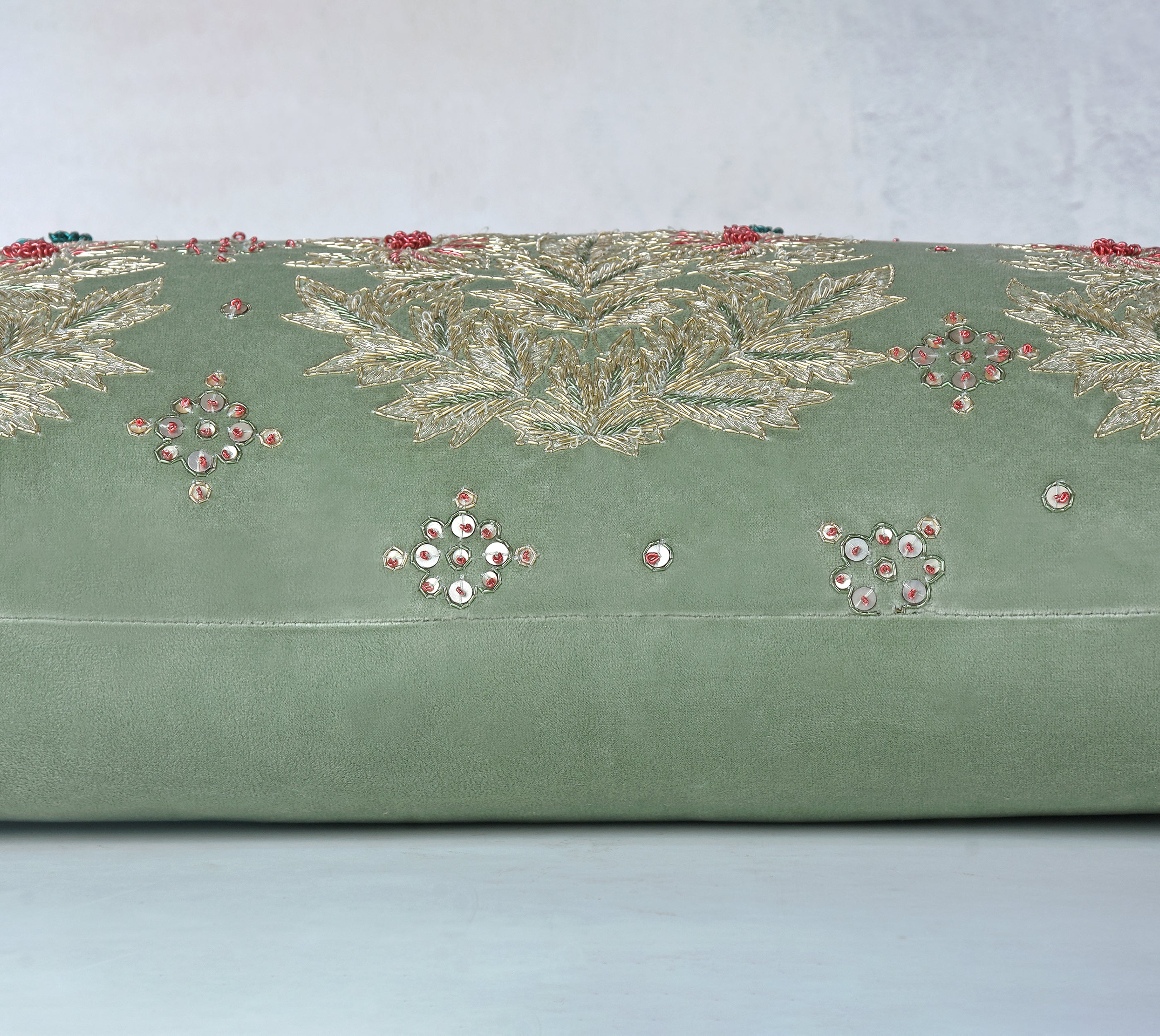 HERITAGE Soft Geern Velvet Cushion Cover