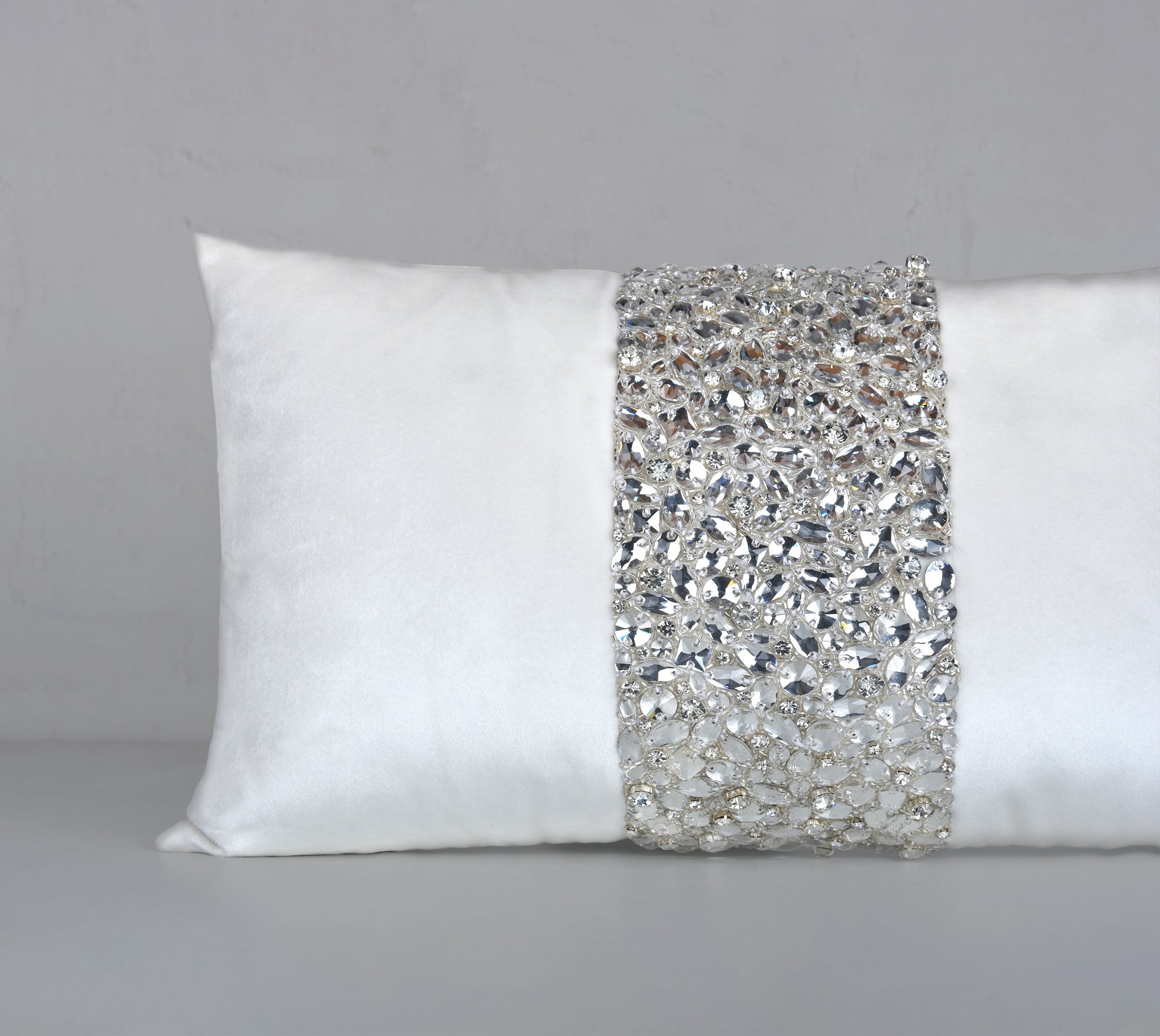ALICE White Velvet Cushion Cover