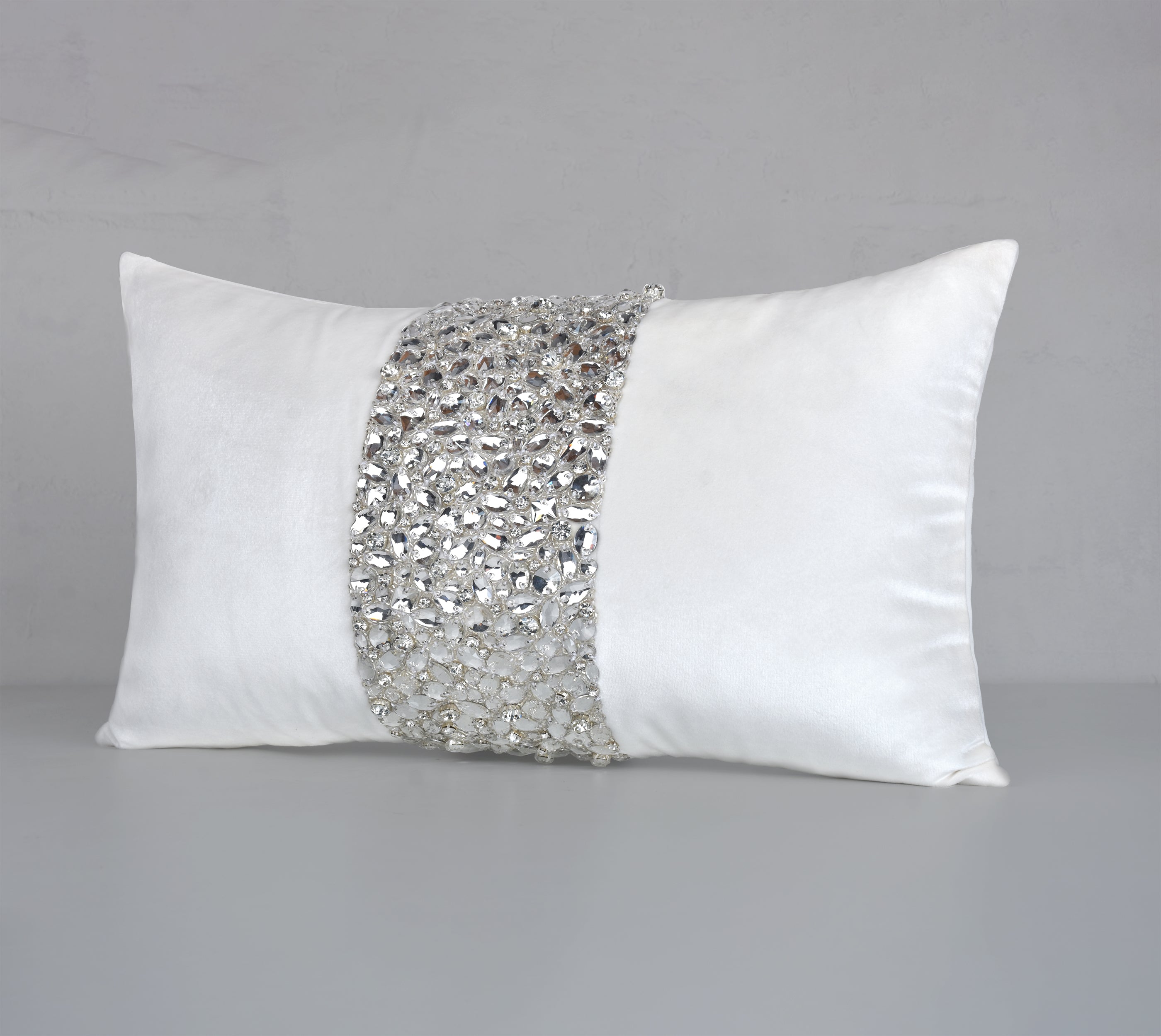 ALICE White Velvet Cushion Cover
