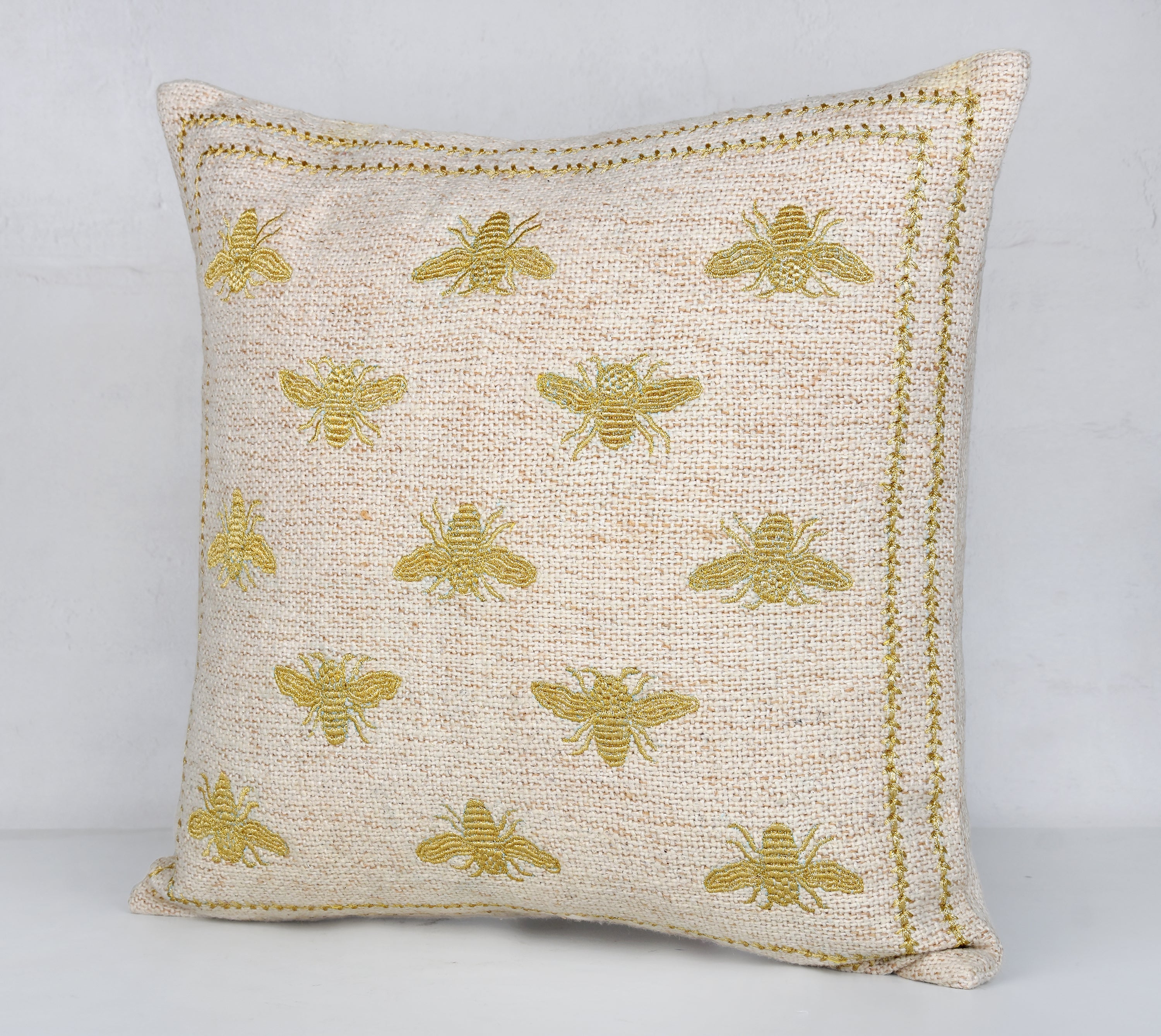 ROSA Cream Cotton Cushion Cover