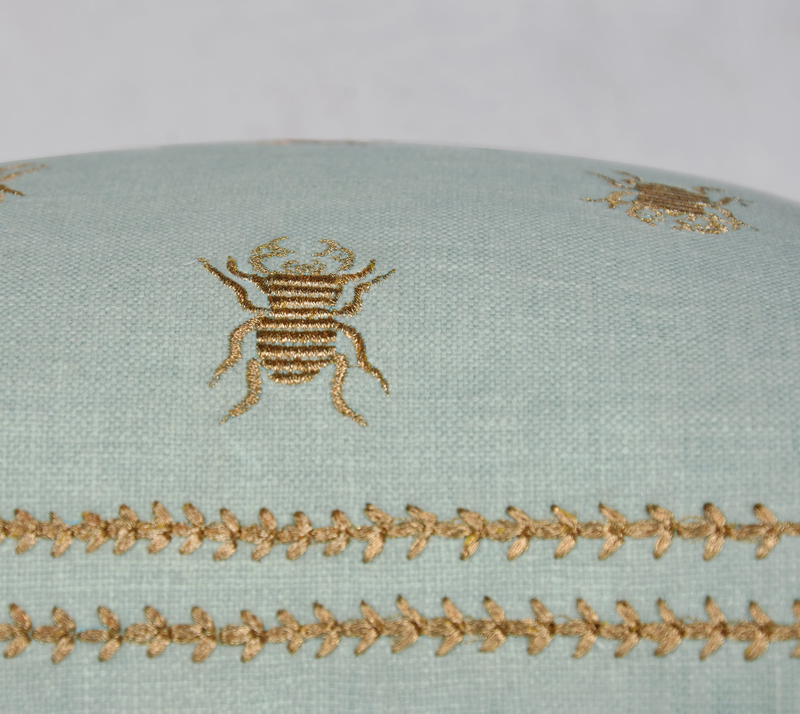 ROSA Mint Cotton Cushion Cover