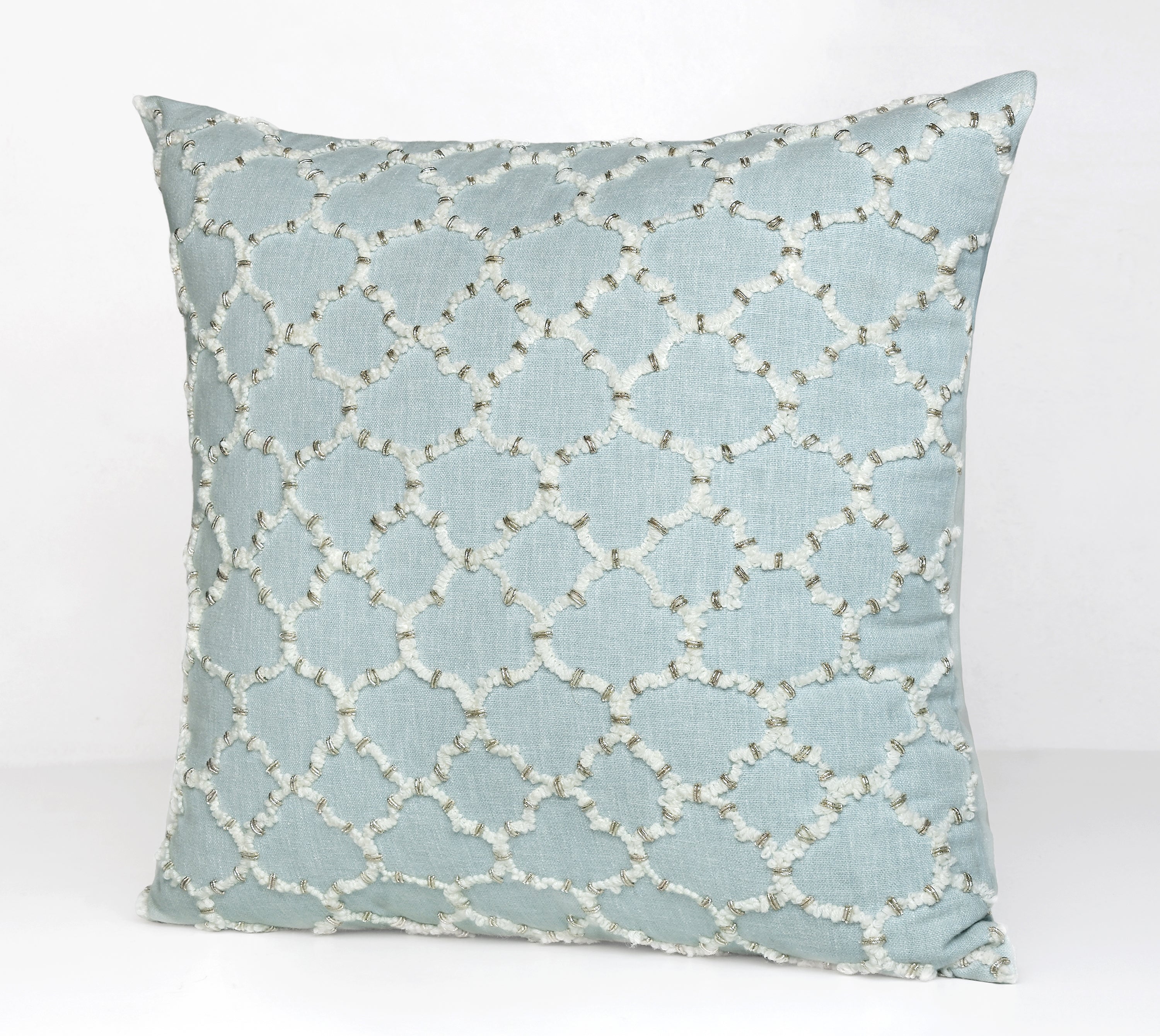 ISABELLA Mint Cotton Cushion cover