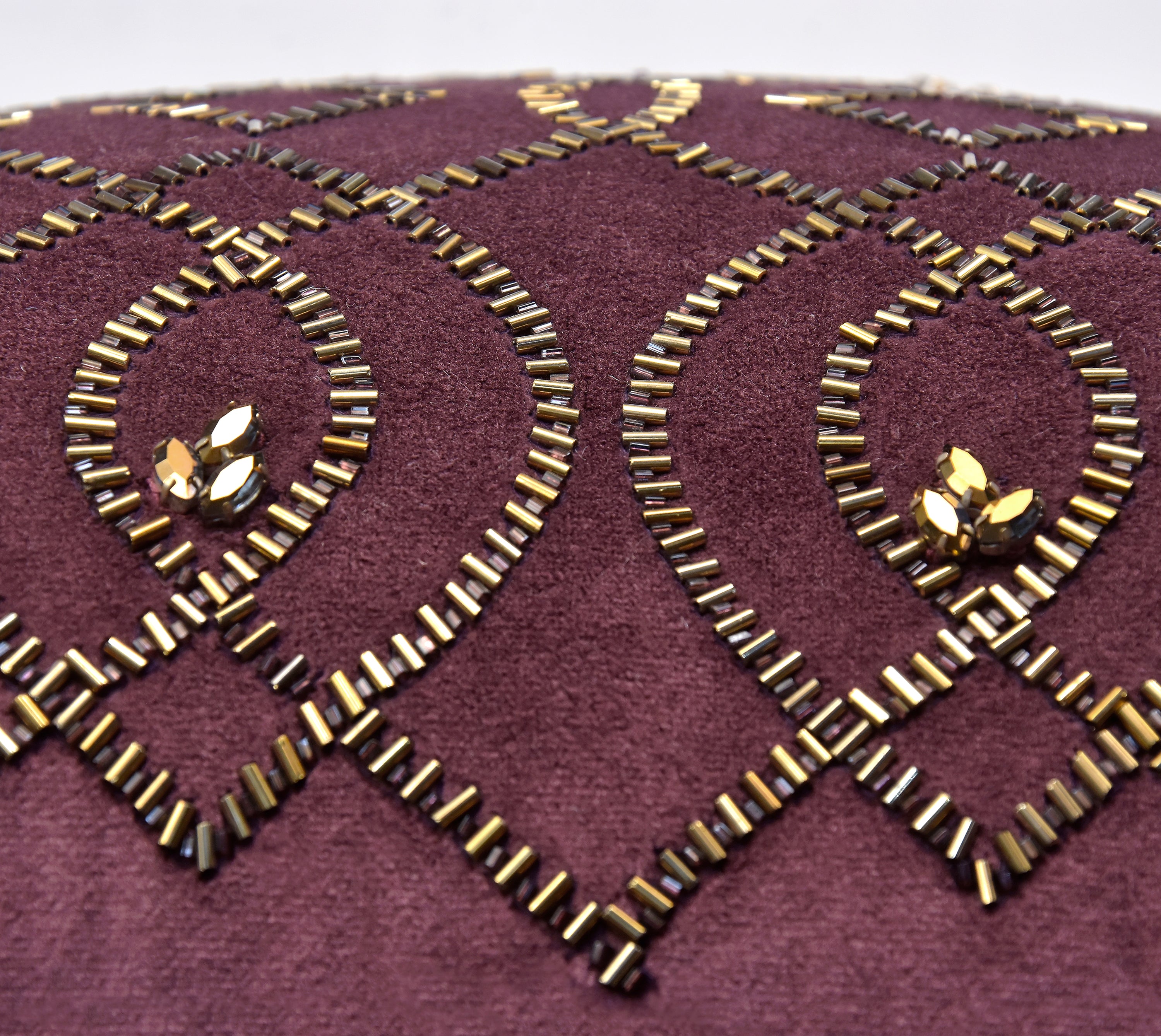 PATINA Purple Velvet Cushion Cover