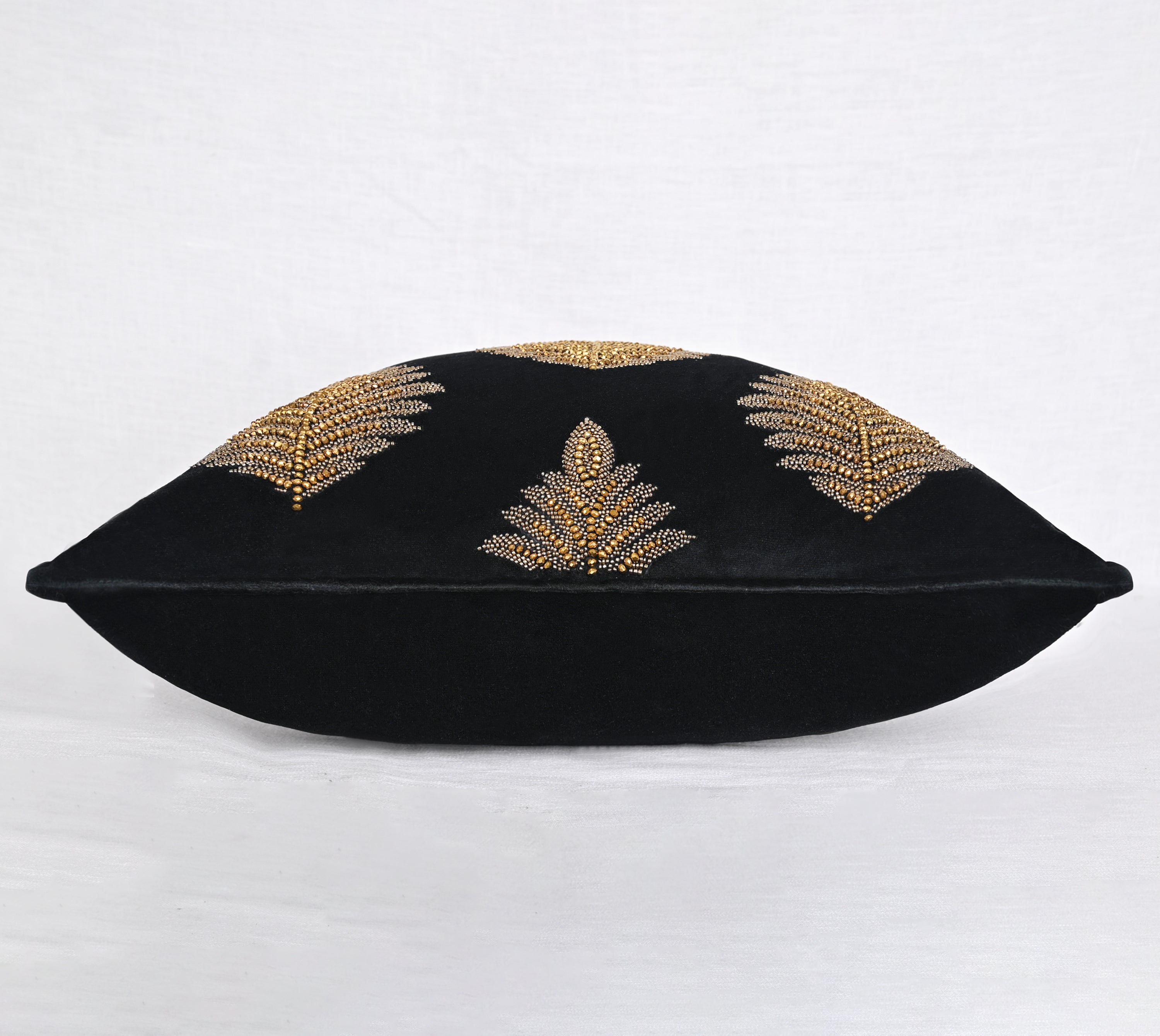 OASIS Black Velvet Cushion Cover