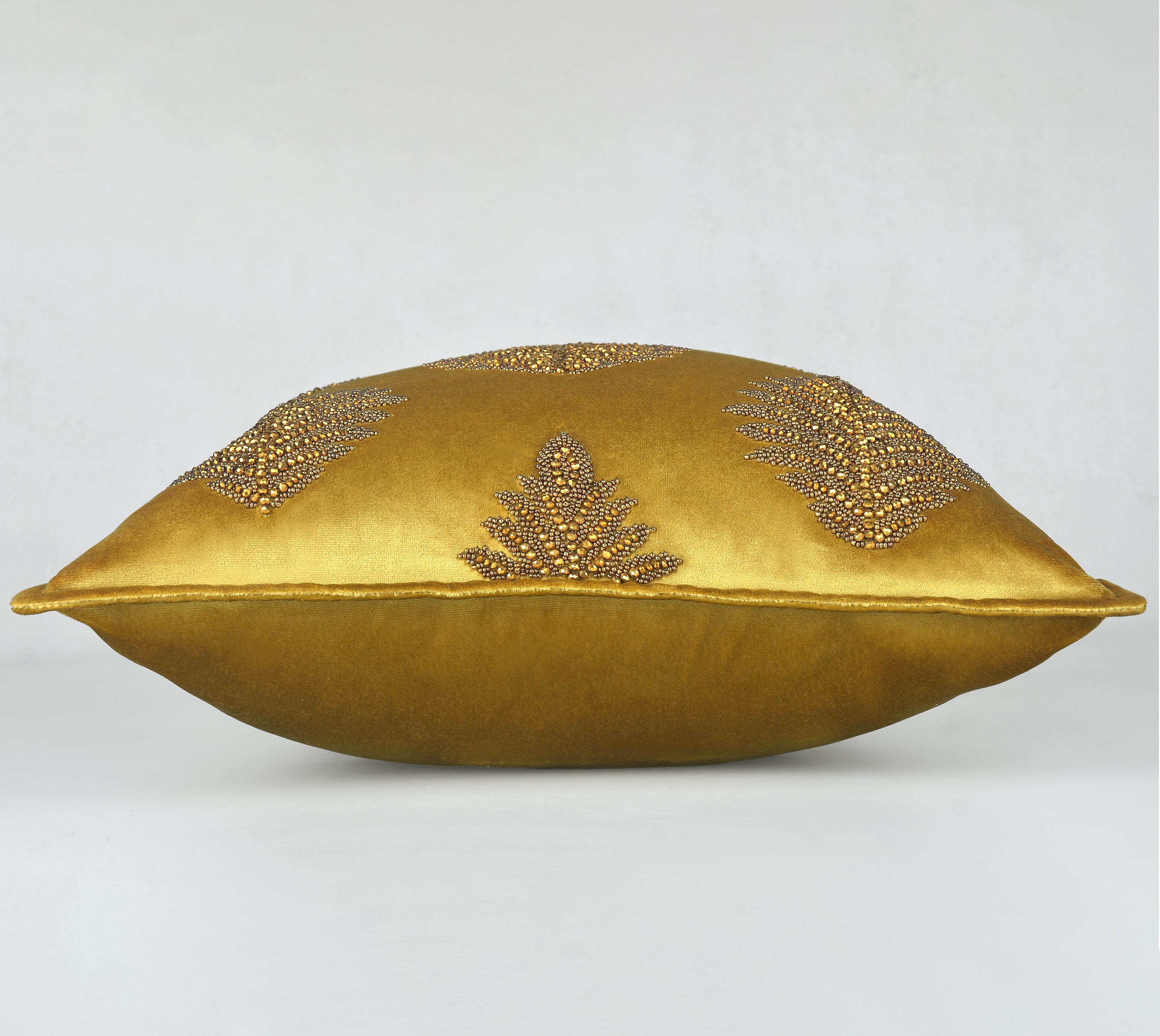 OASIS Mustard Velvet Cushion Cover