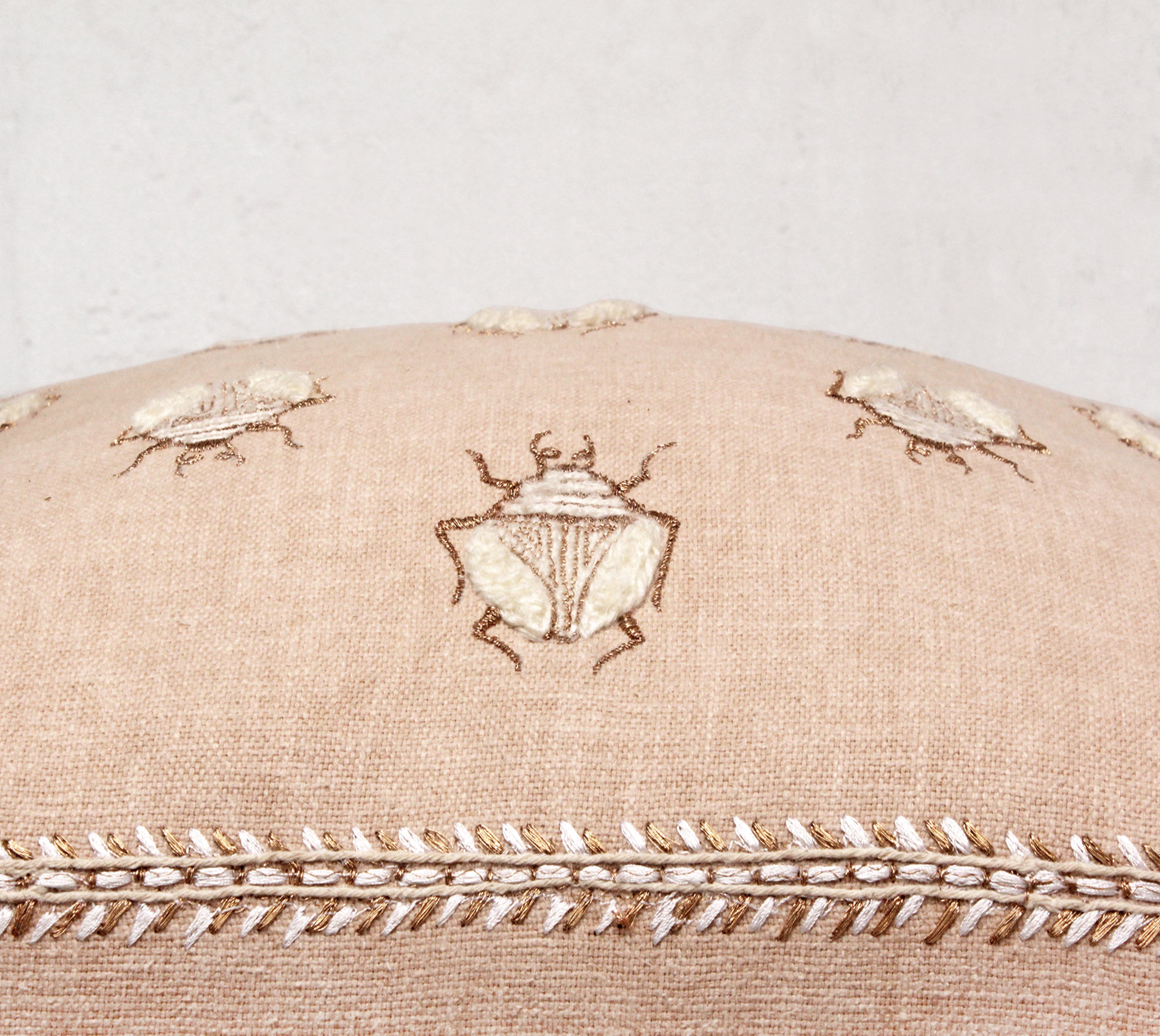 ROSA Light peach Cotton Cushion Cover