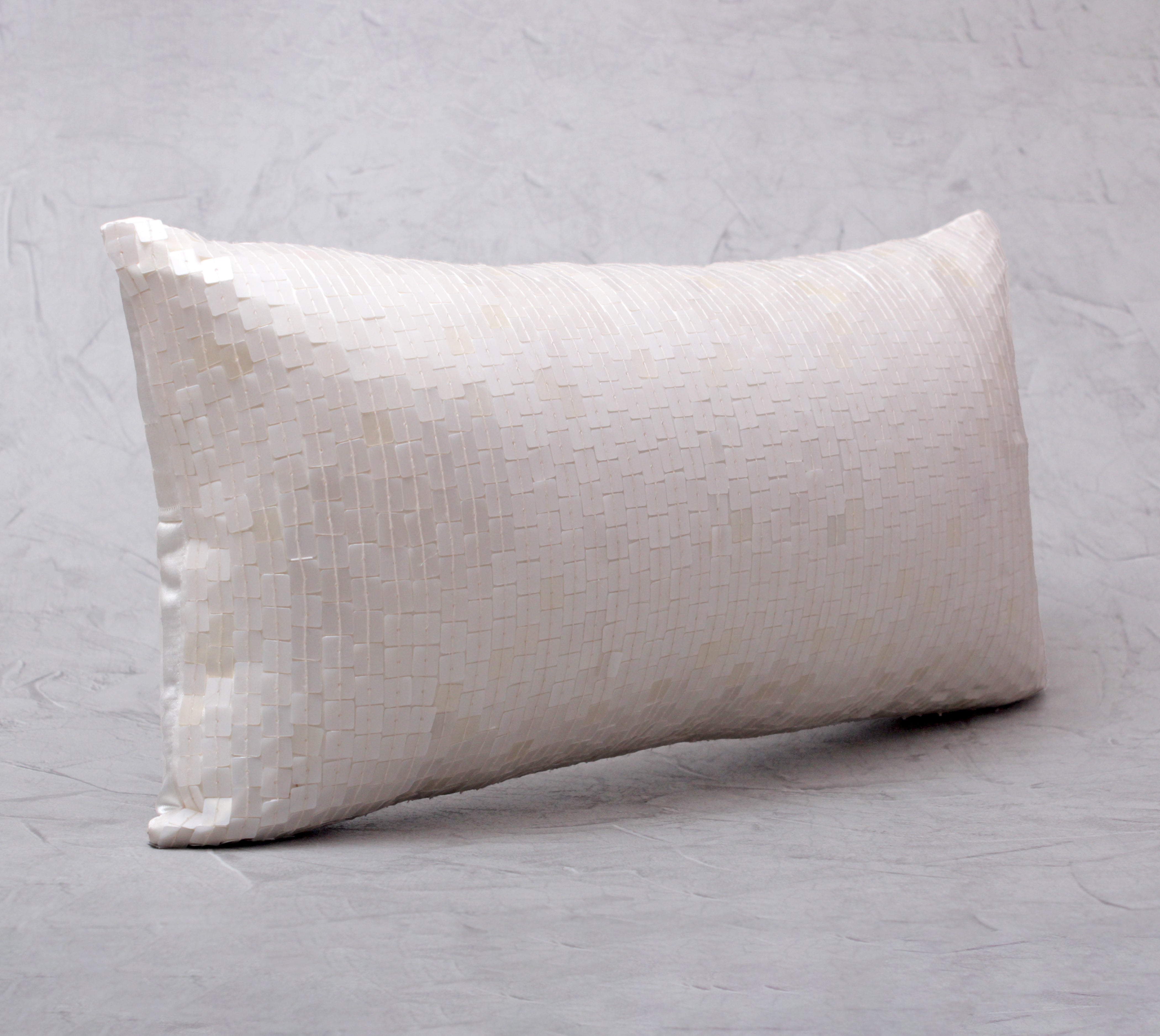 SPRITZ Off white Sequins Cushion Cover