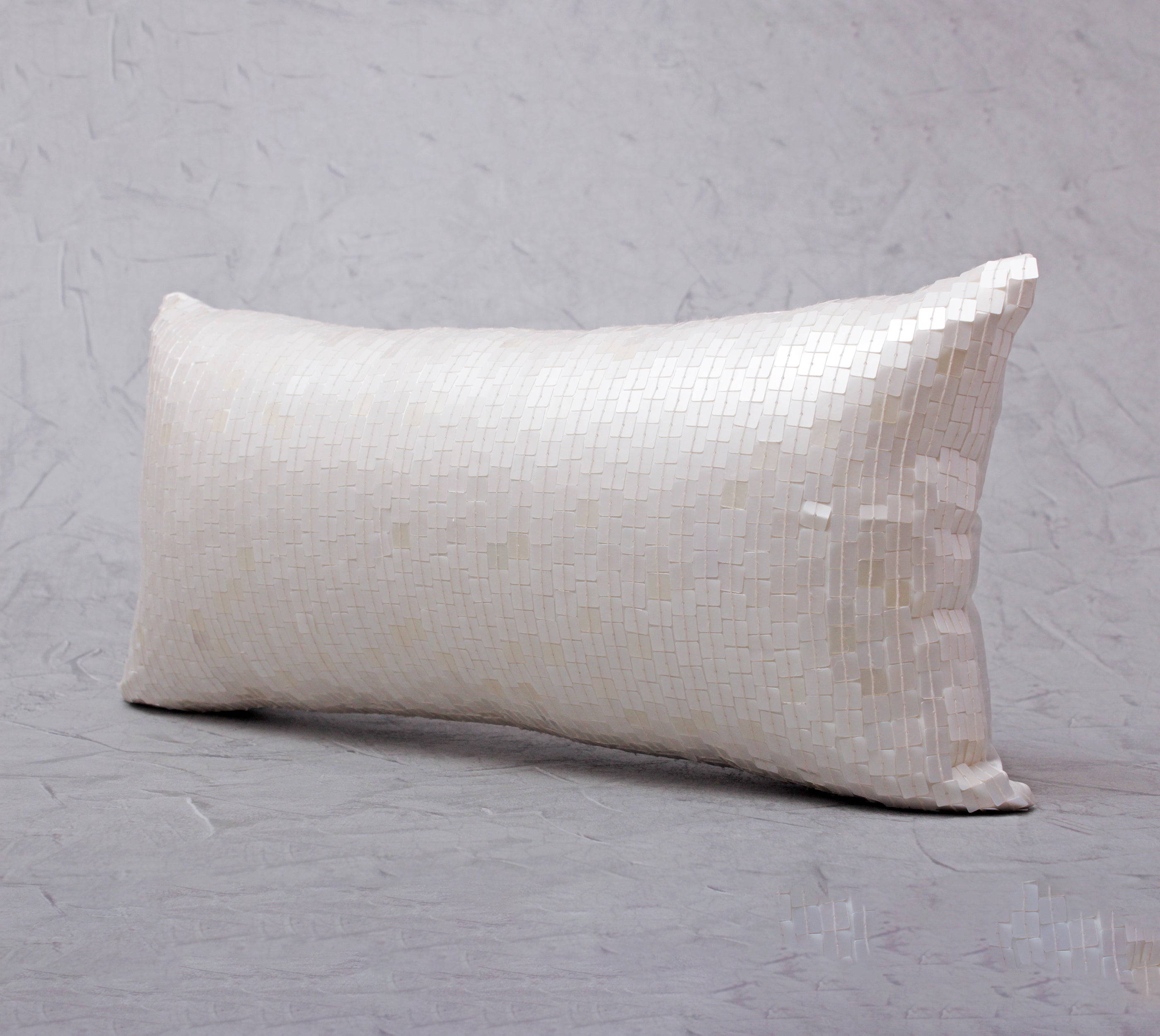 SPRITZ Off white Sequins Cushion Cover
