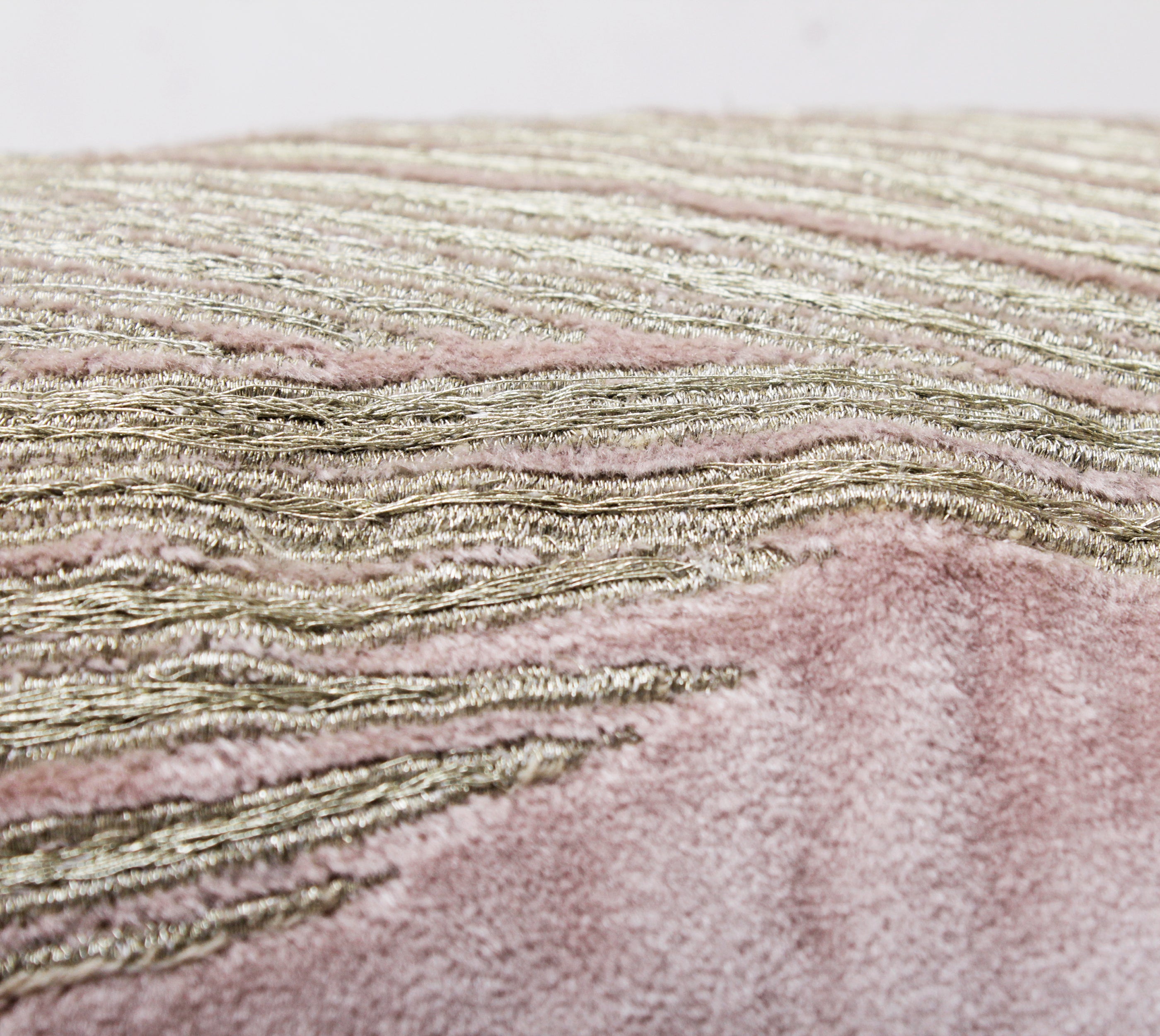 LAUREL Pink Velvet Cushion Cover