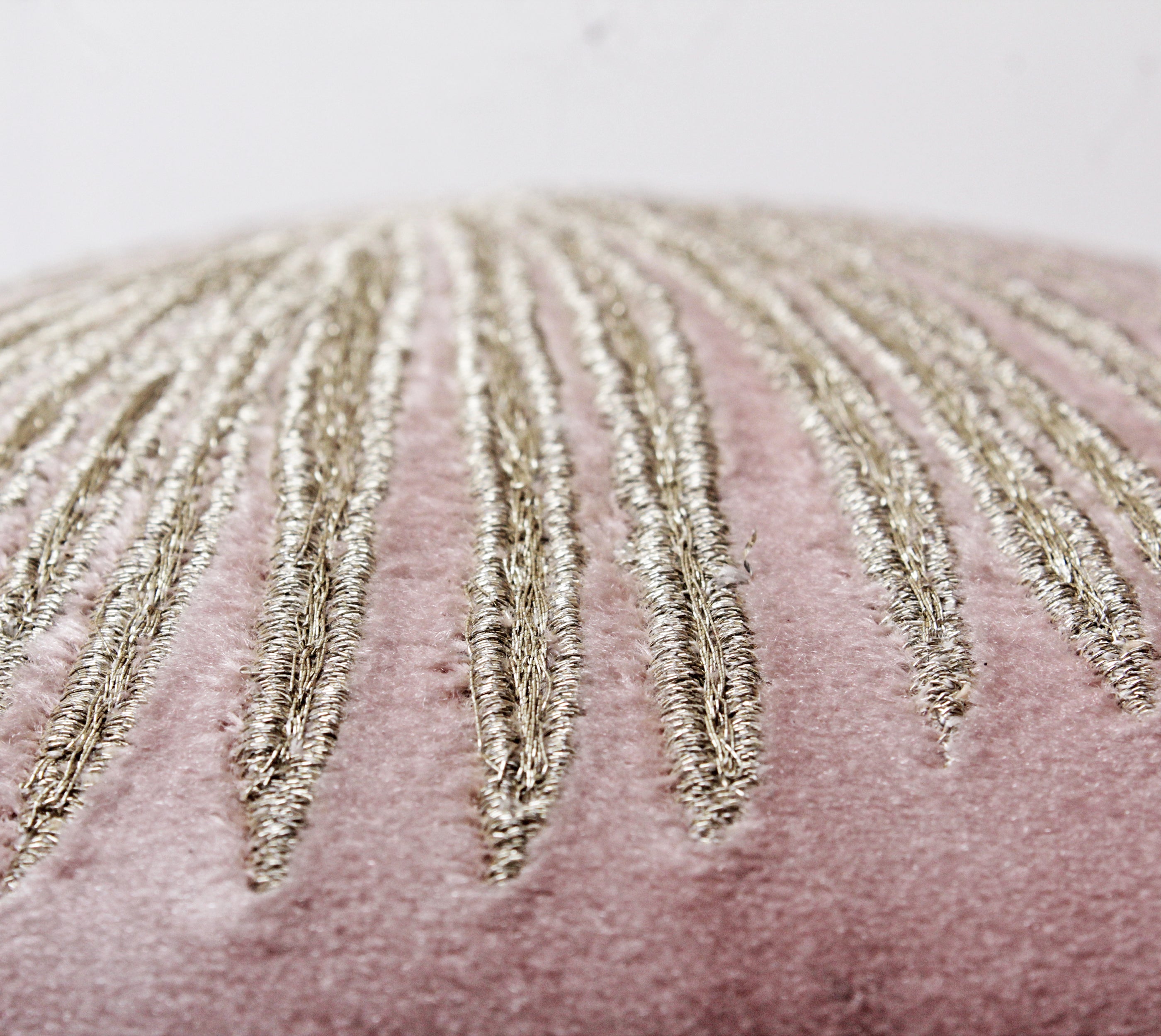 LAUREL Pink Velvet Cushion Cover