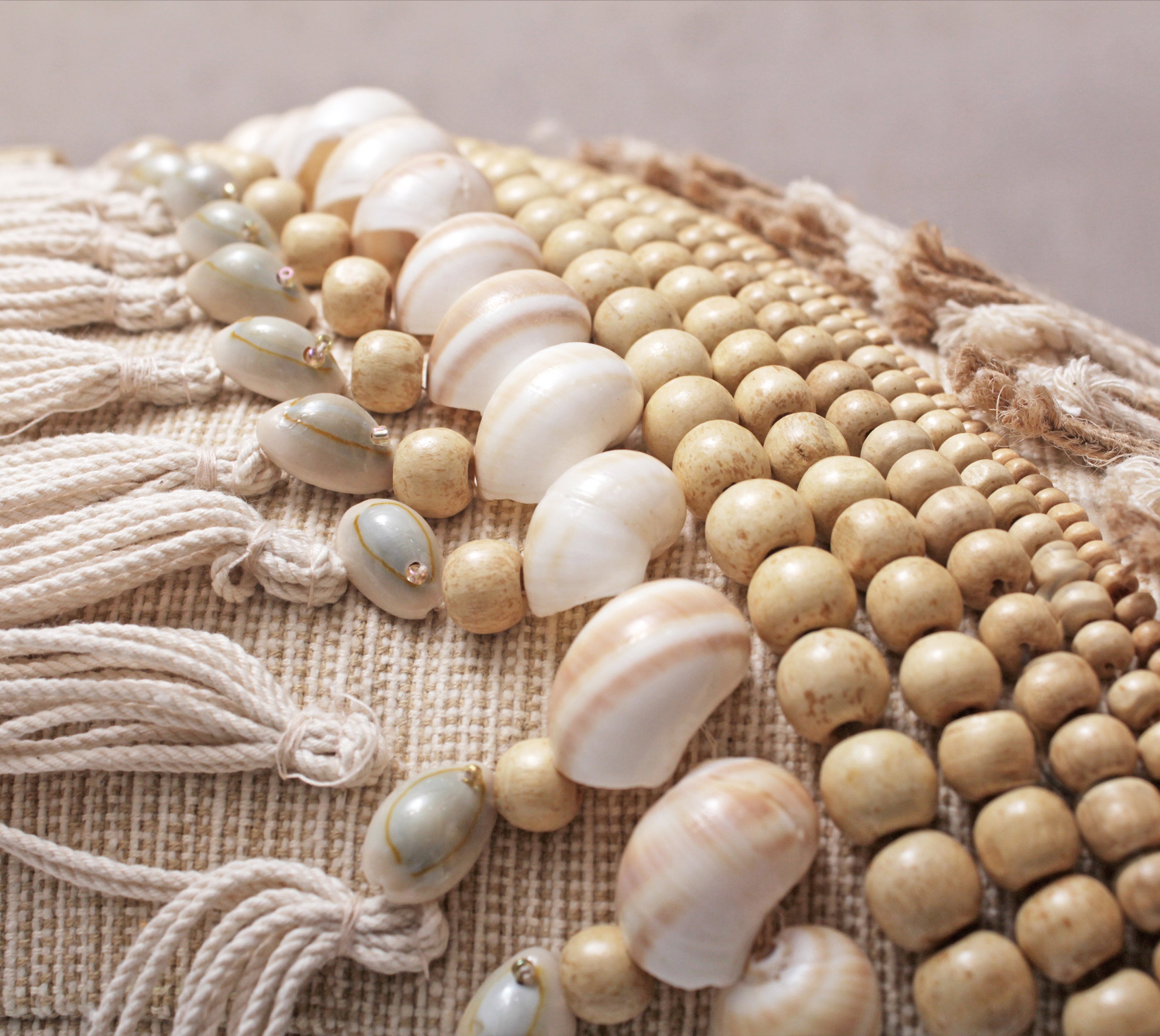 ZURI Neural Jute Cotton Cushion Cover
