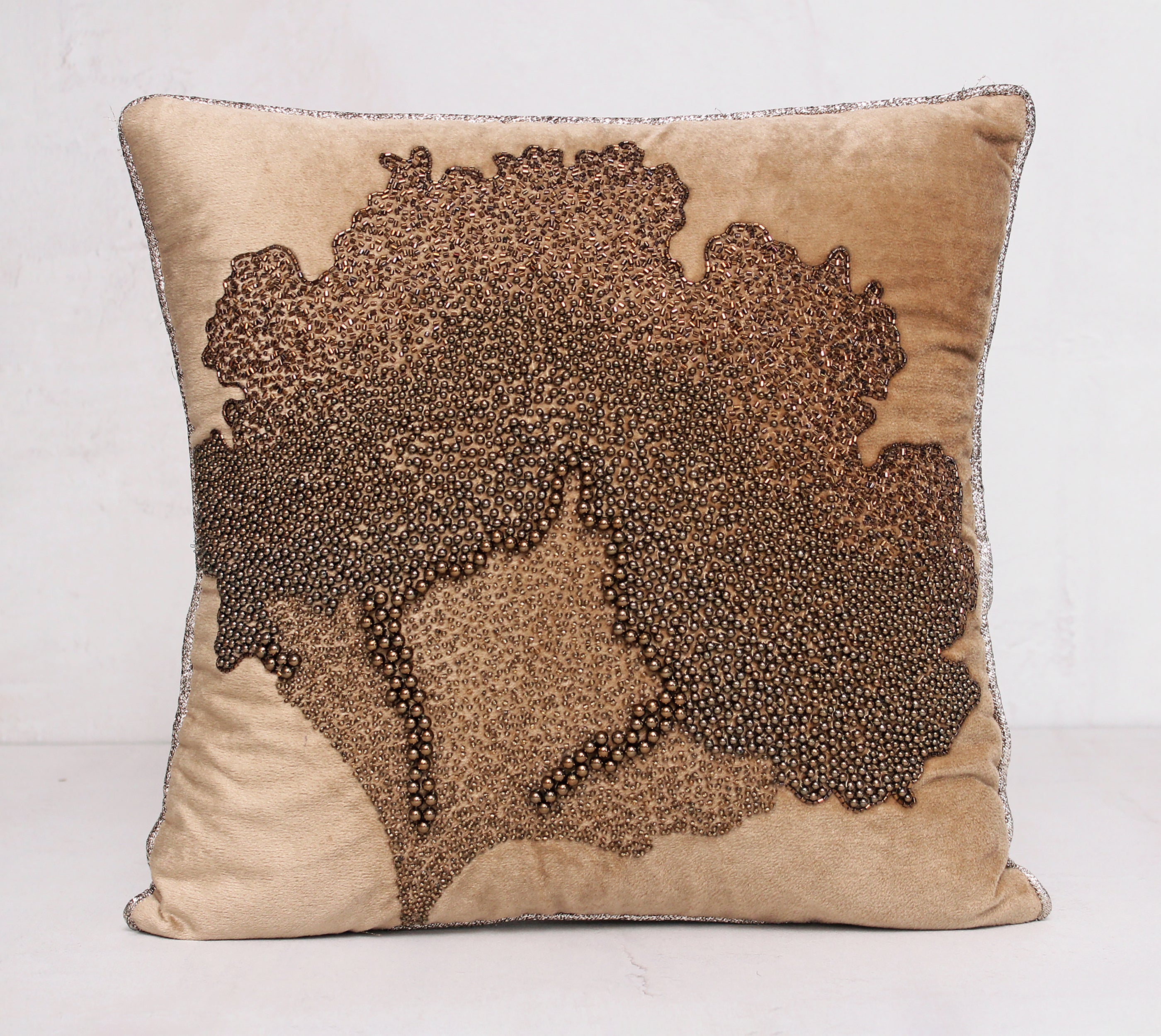 FLARE Gold Velvet Cushion Cover