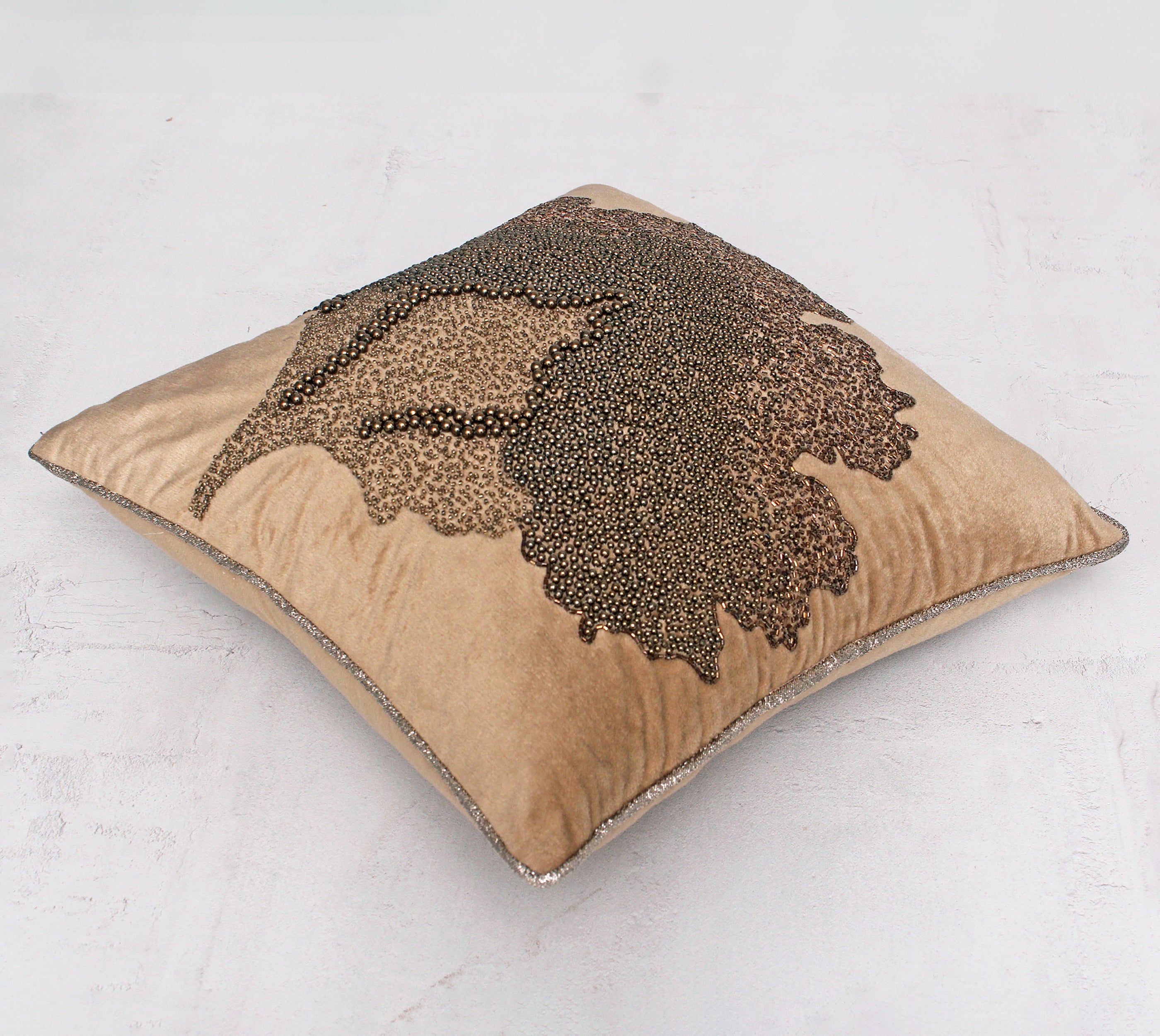 FLARE Gold Velvet Cushion Cover