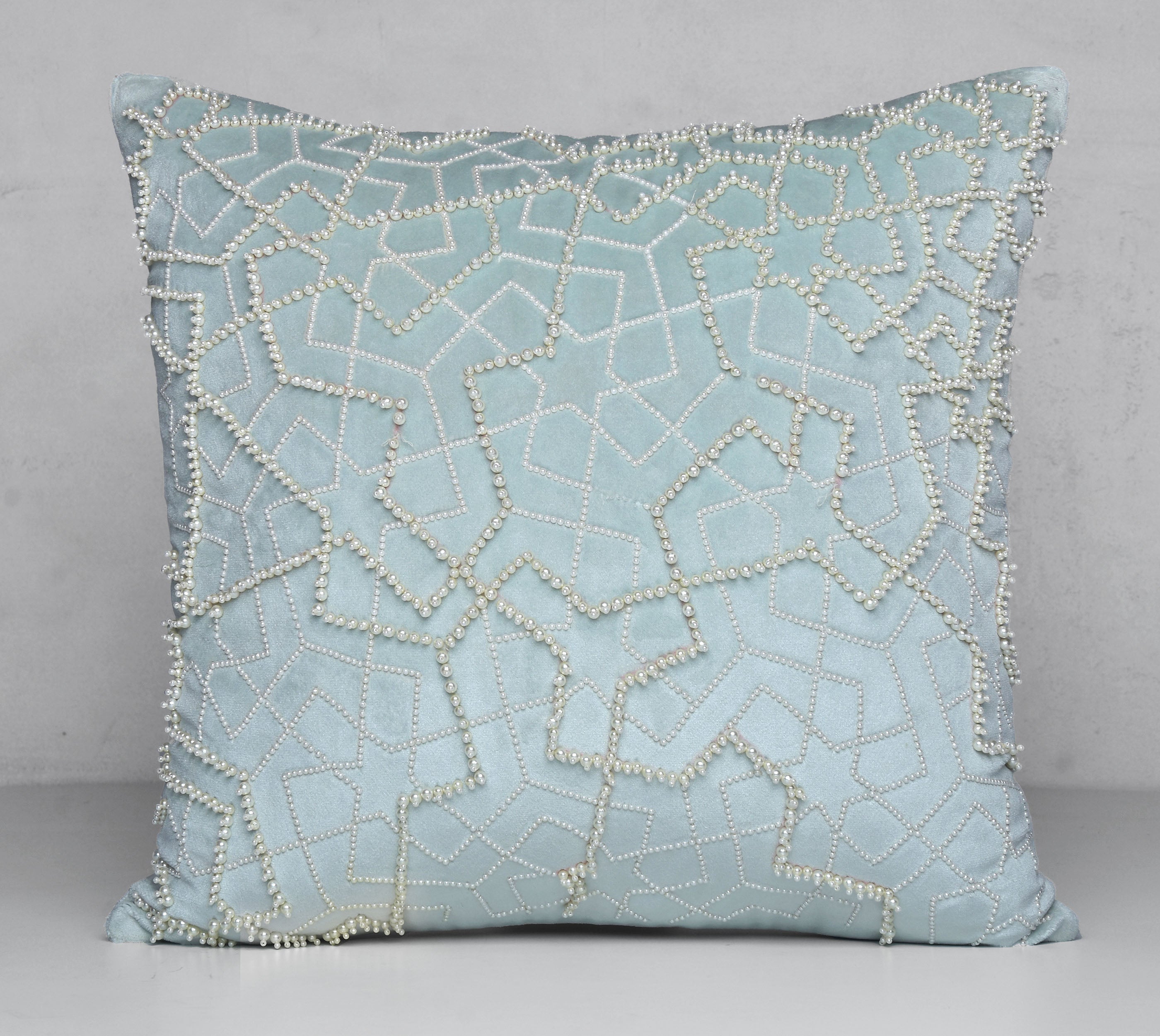 MYSTIC Light Mint Velvet Cushion Cover