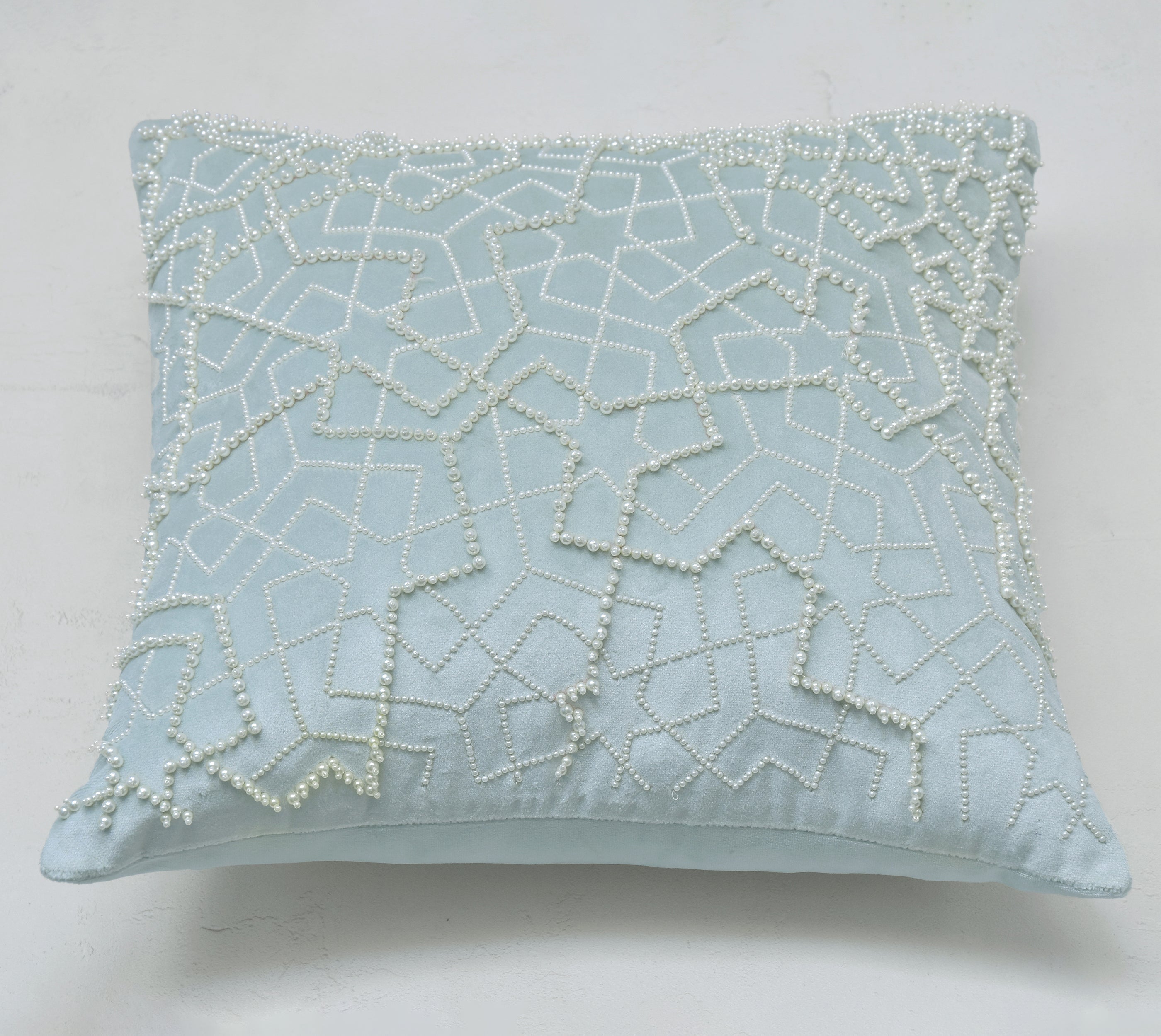 MYSTIC Light Mint Velvet Cushion Cover