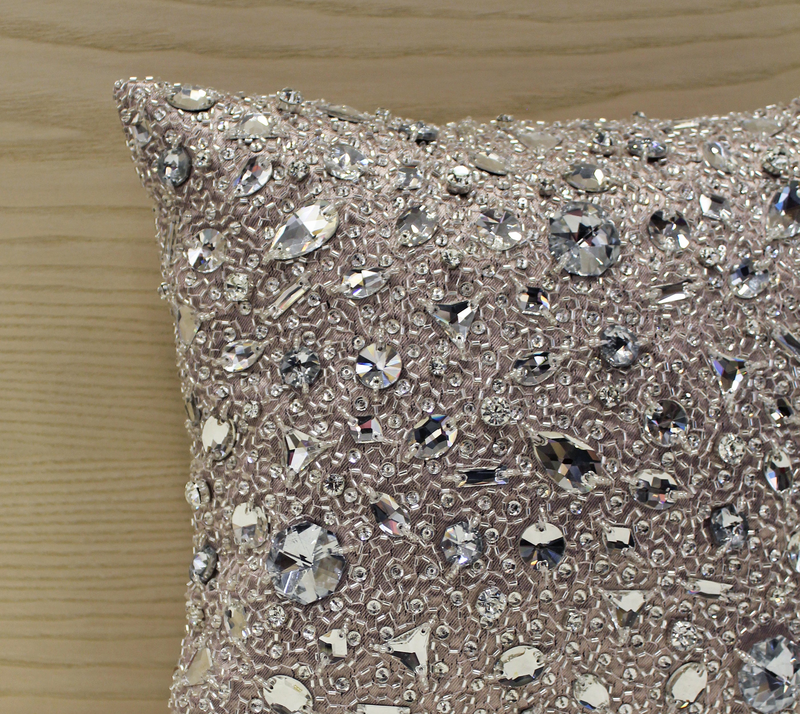 FORTUNE Pink Bling Cushion Cover