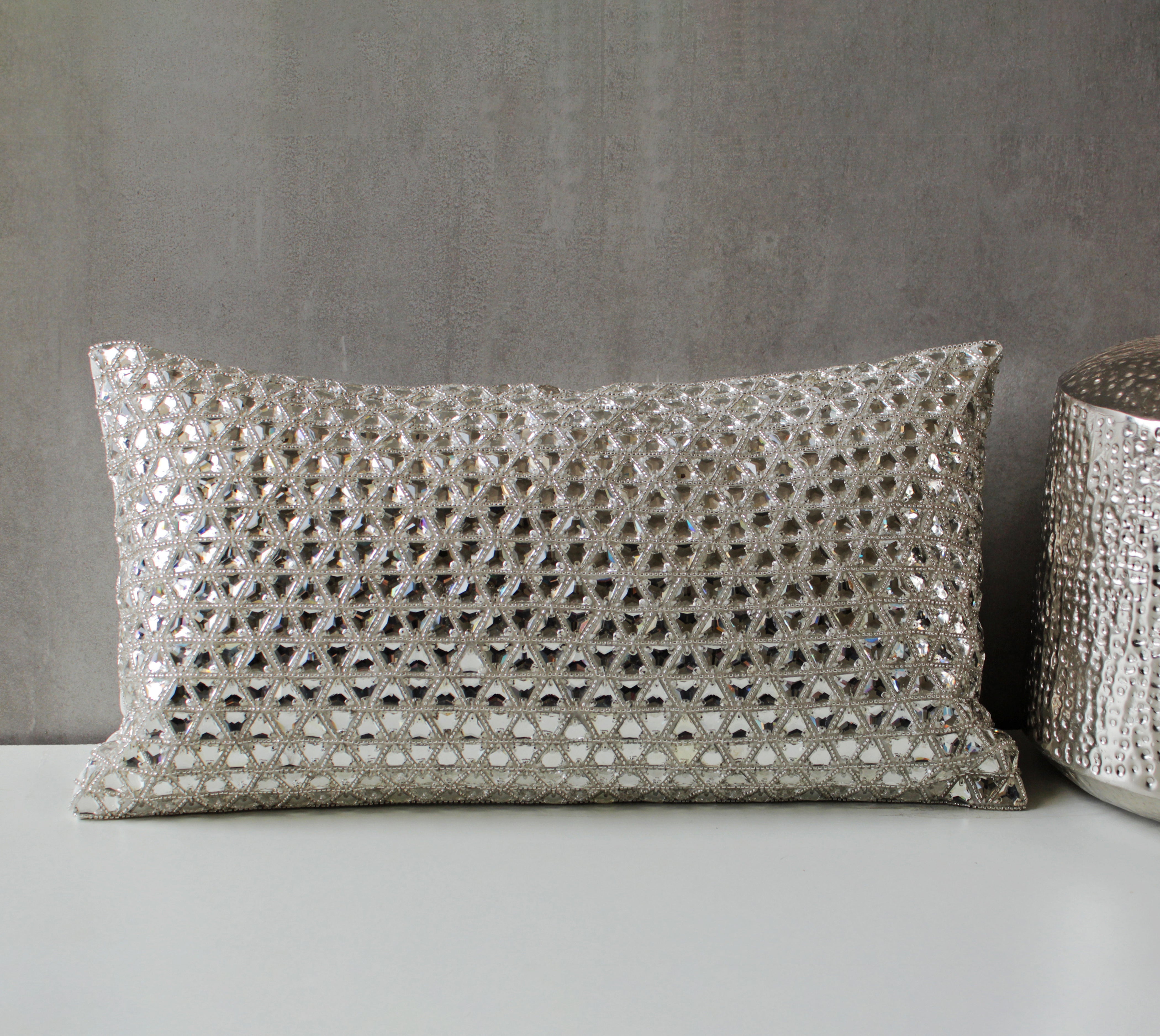 SOFIA Silver Bling Cushion cover