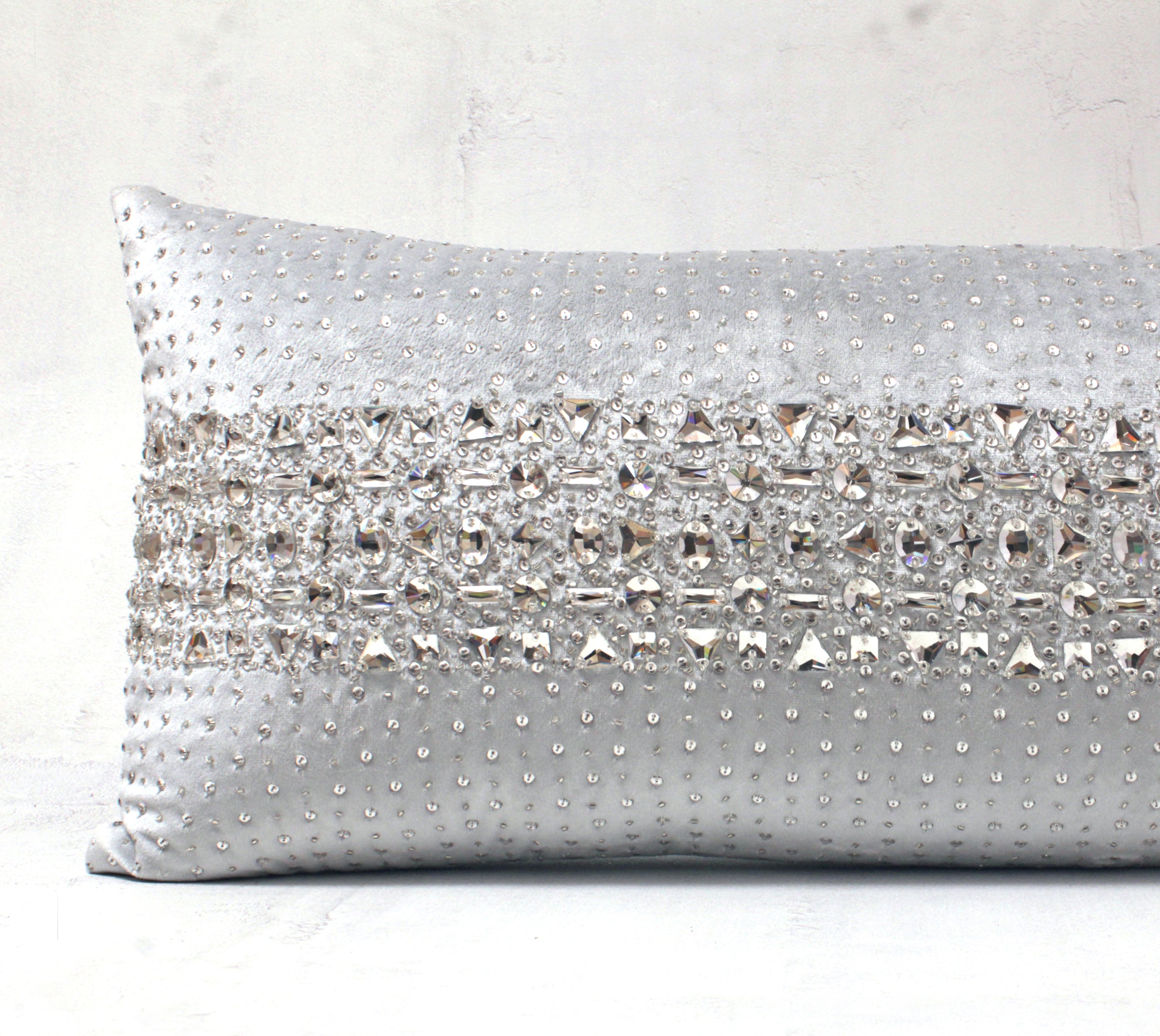 Silver Cushion Cover