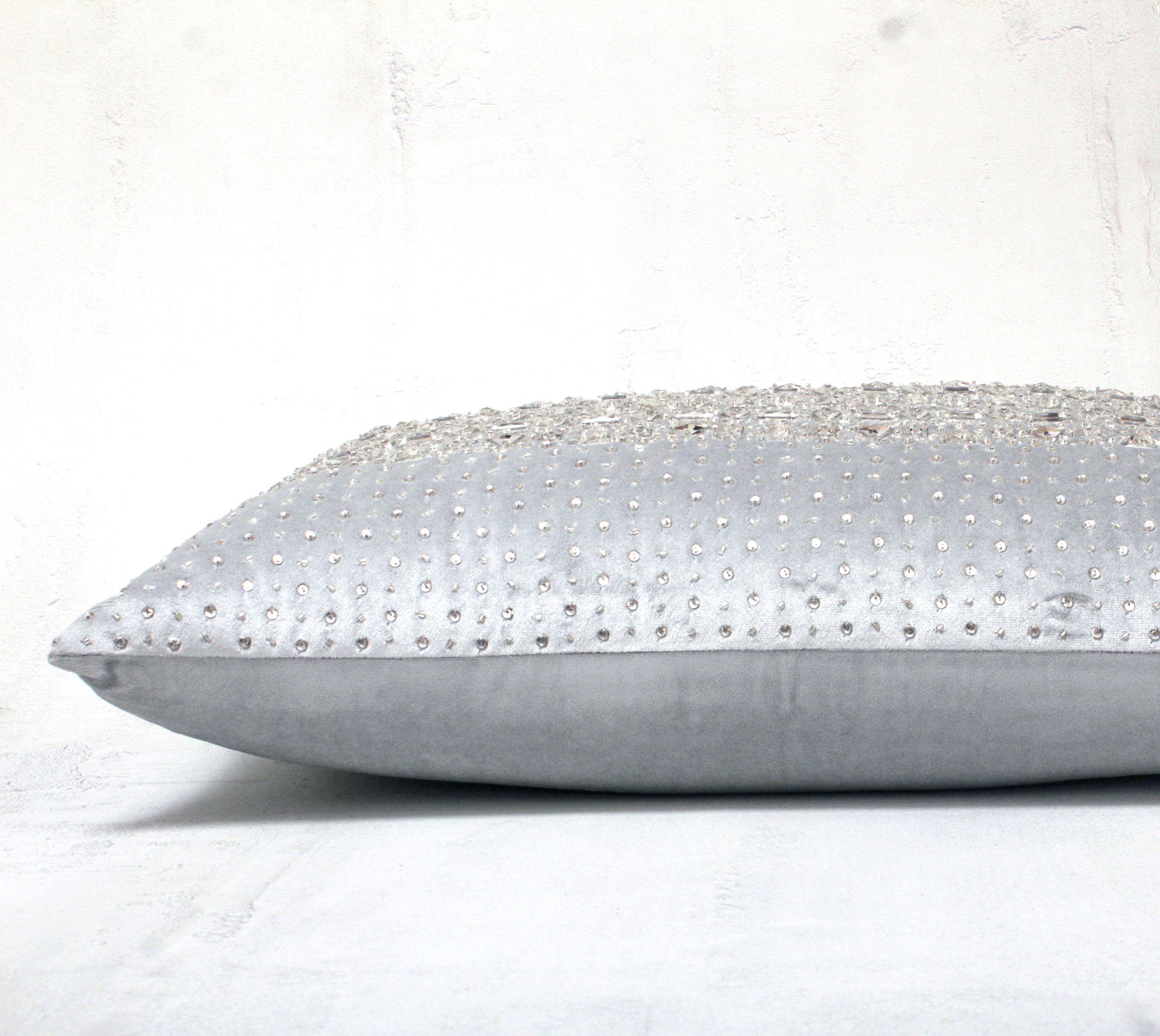 Silver Cushion Cover