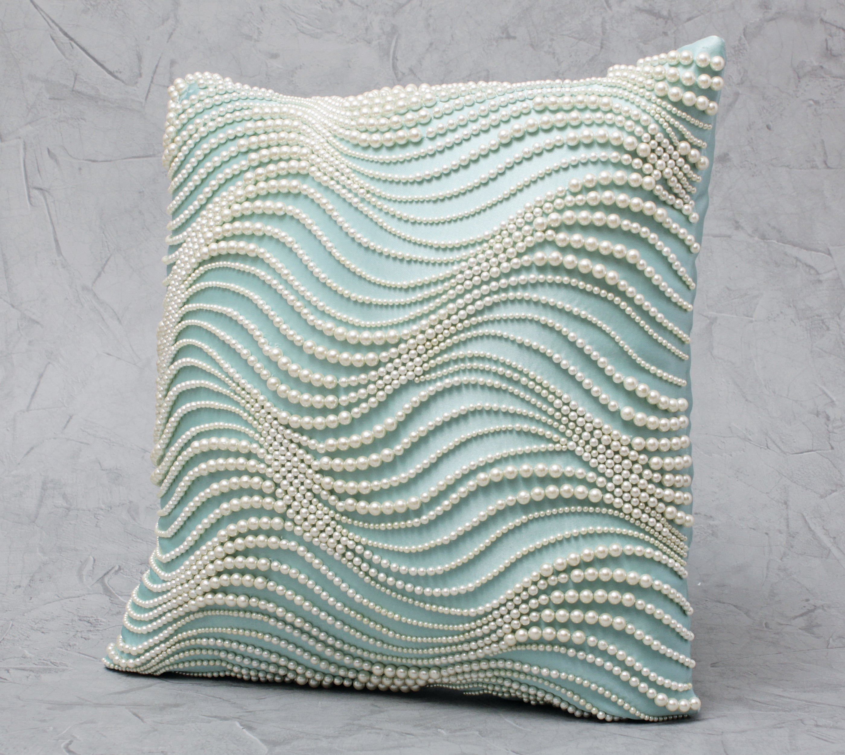 White Pearl Cushion Cover