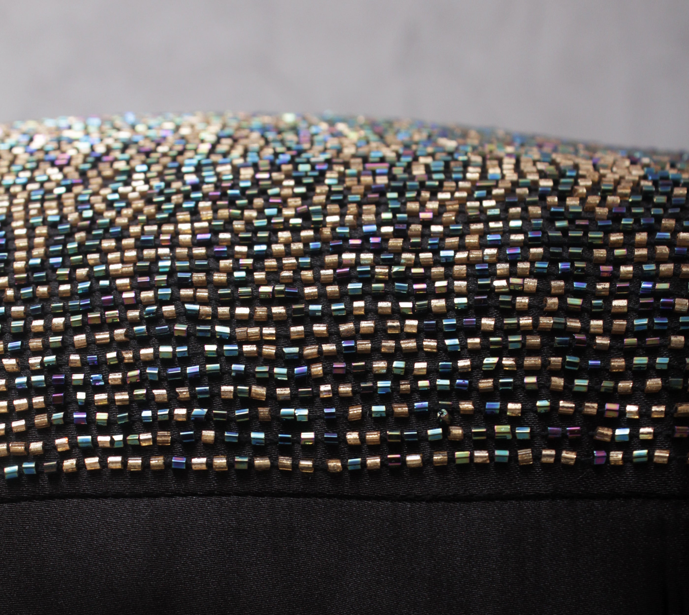 SPRUCE Rainbow Gold Beaded Cushion Cover