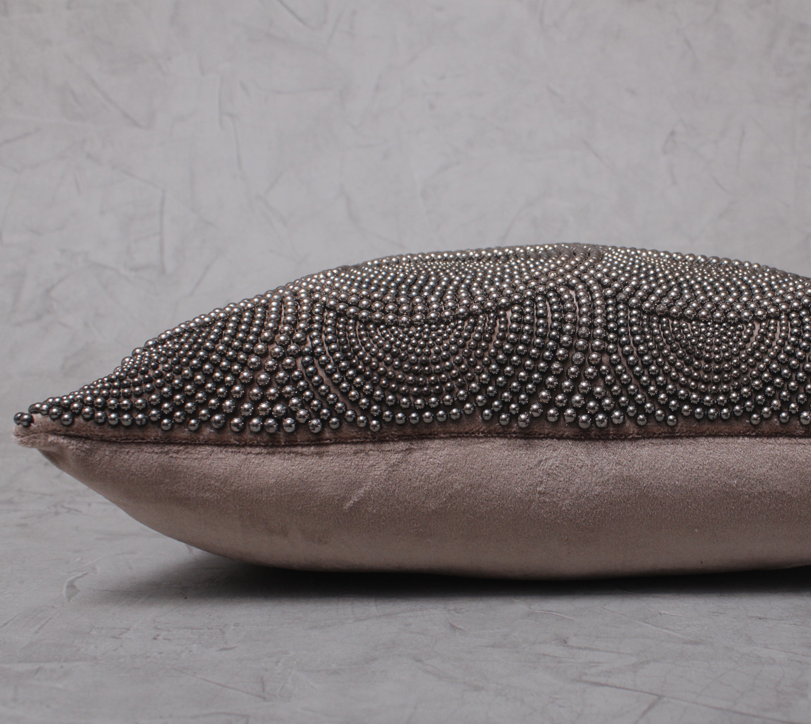 Dark Grey Pearl Cushion Cover