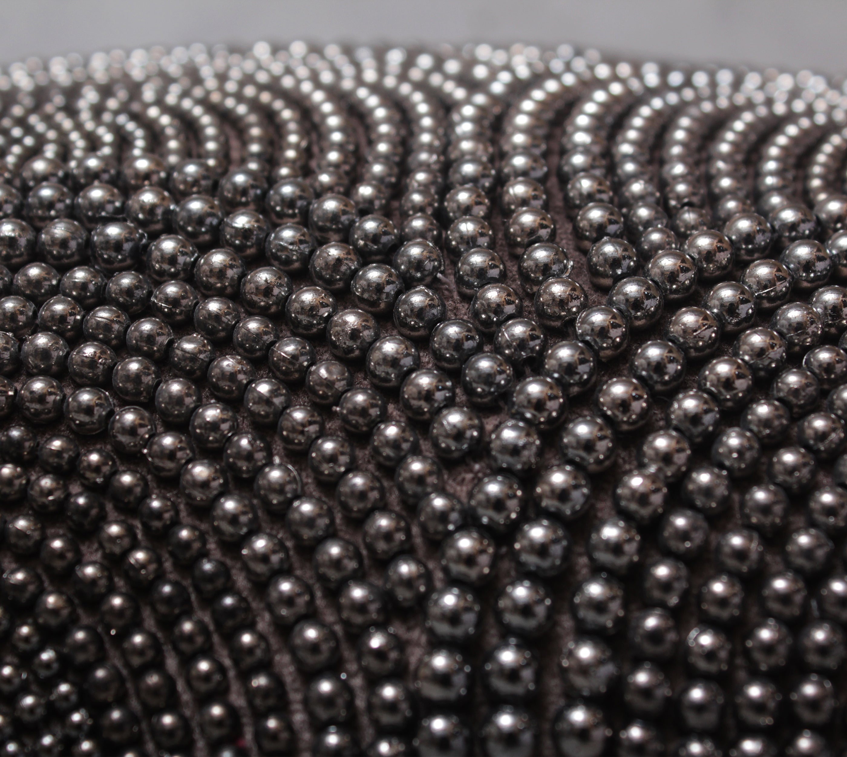 Dark Grey Pearl Cushion Cover