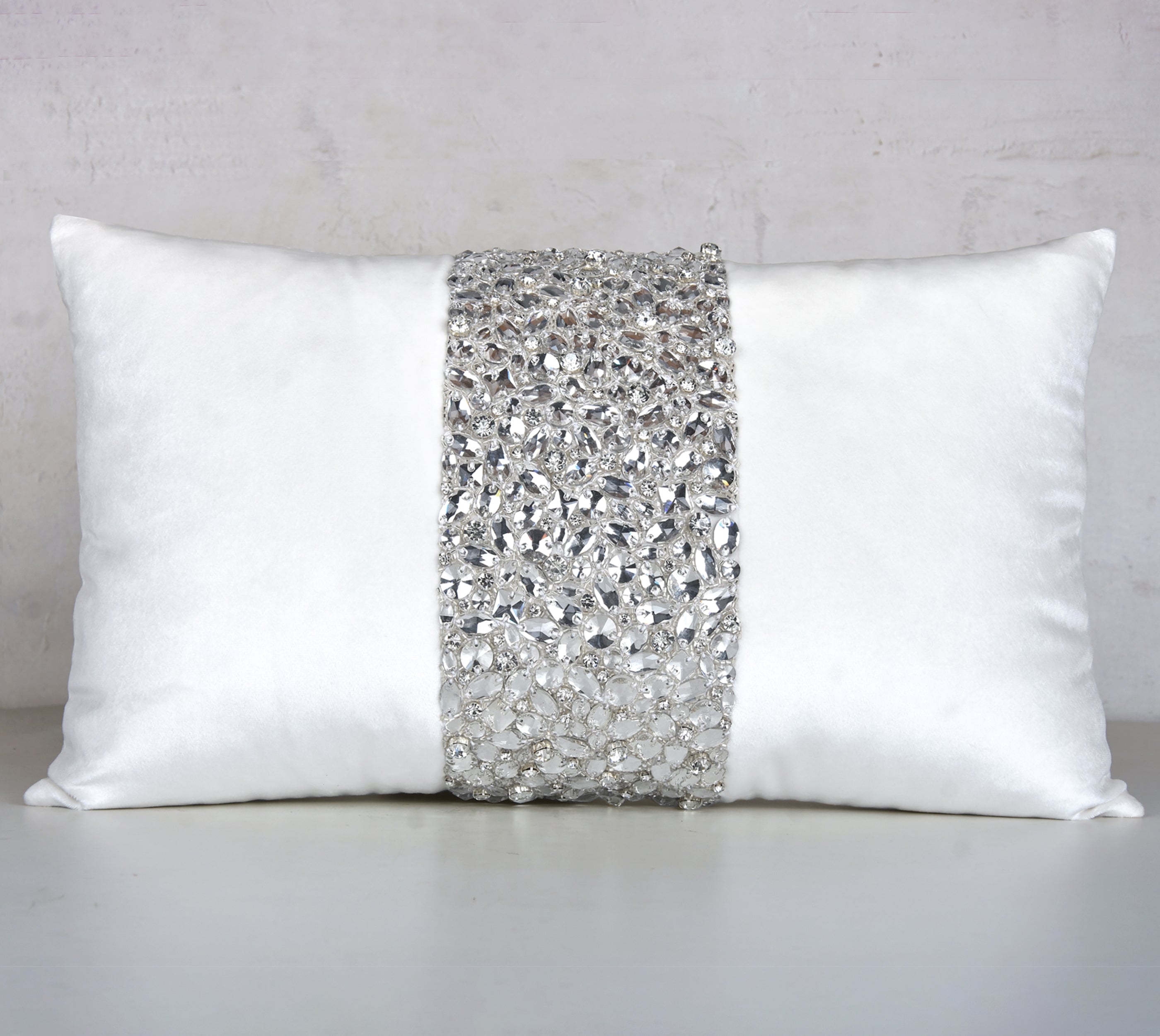 ALICE White Velvet Cushion Cover