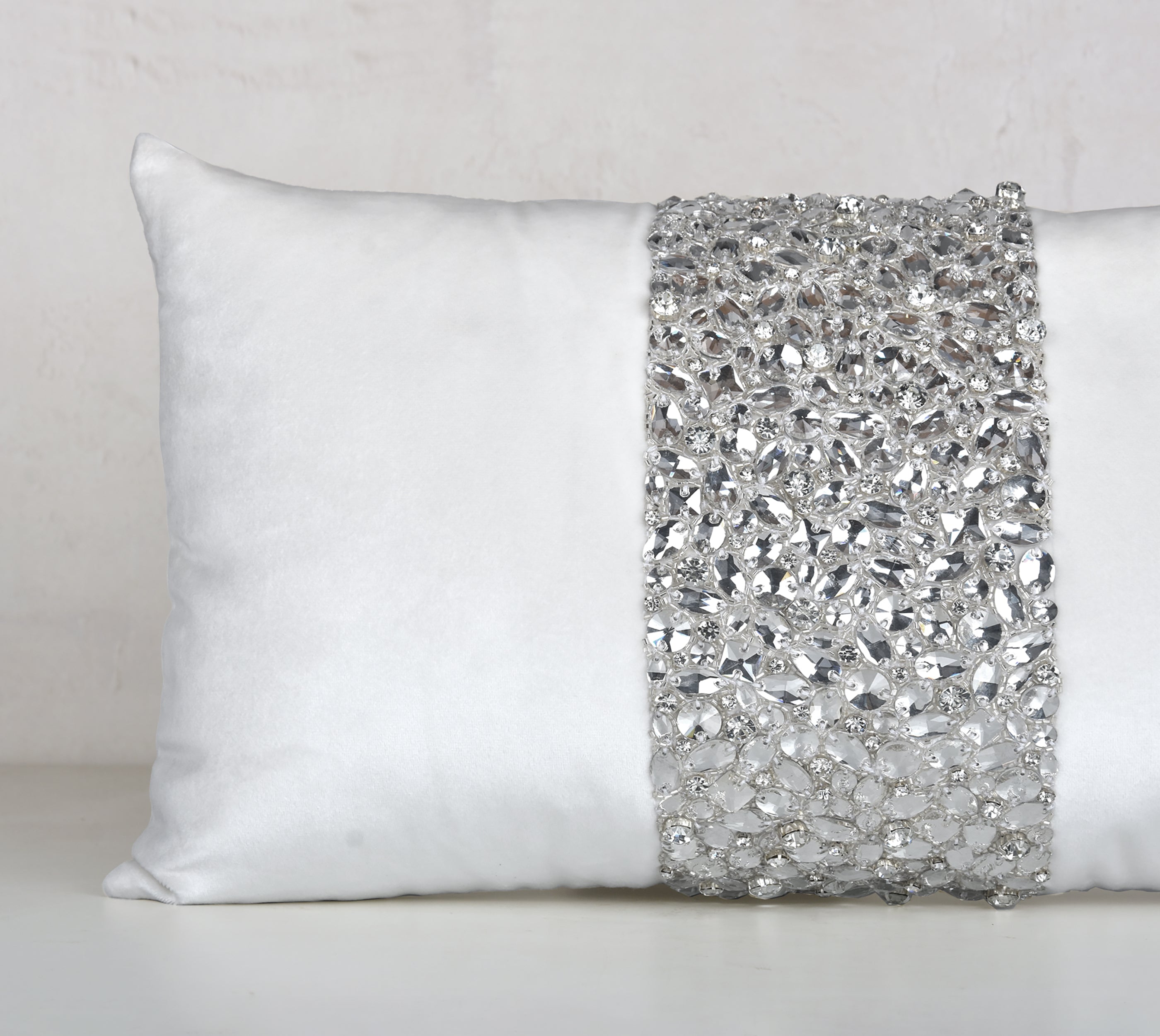 ALICE White Velvet Cushion Cover