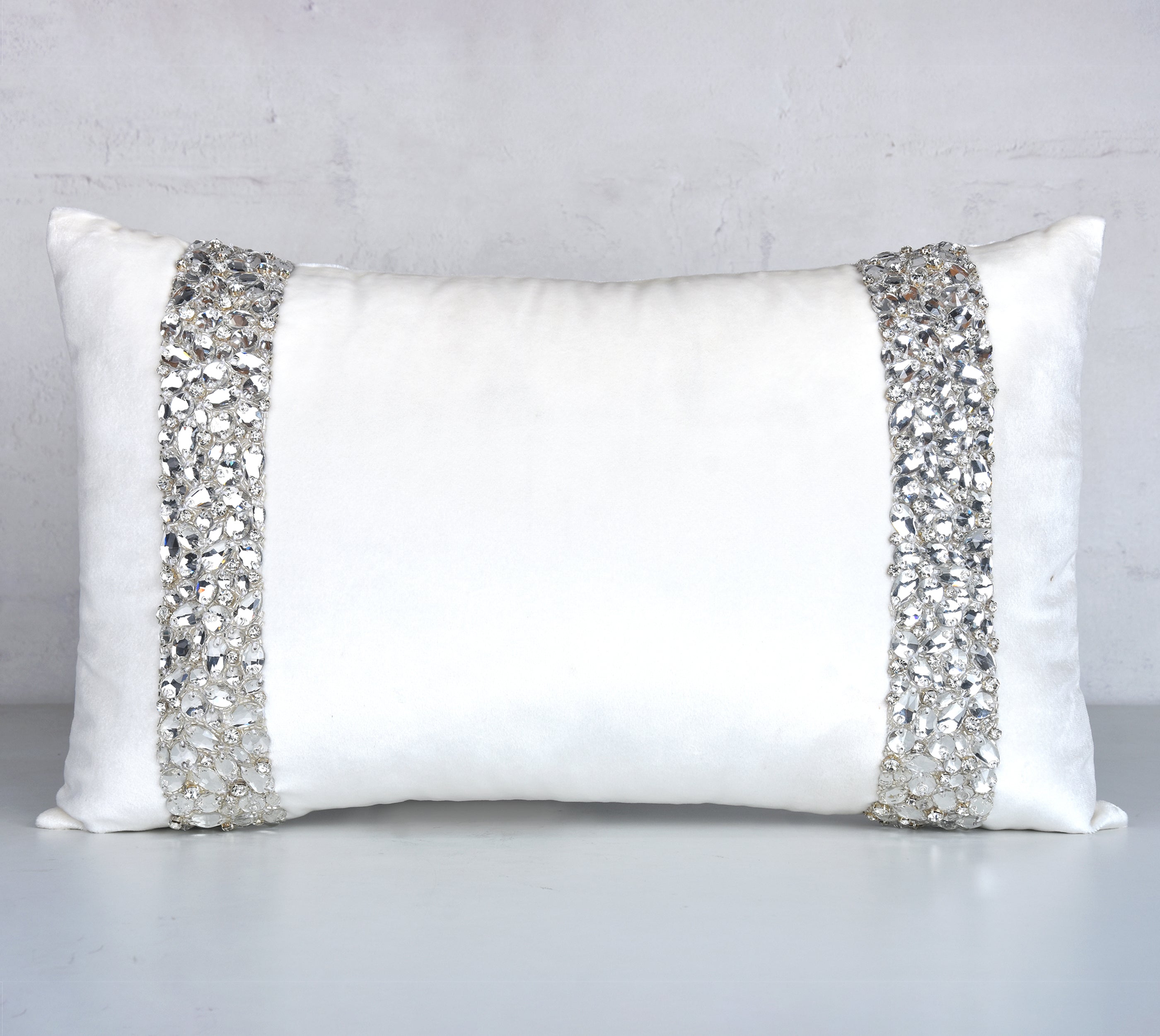 ALICE White Velvet Cushion Cover