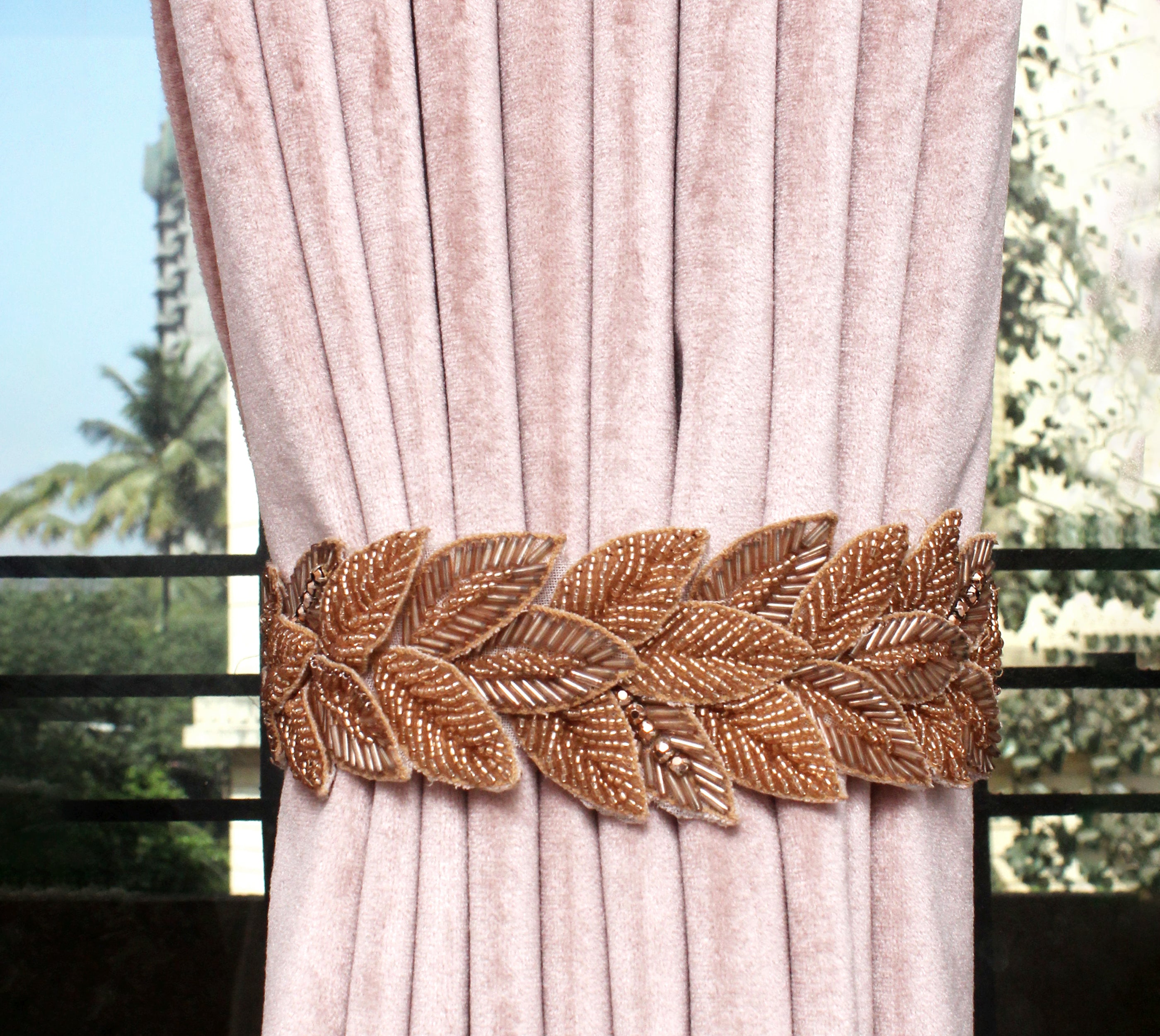 Rosegold Curtain Tieback