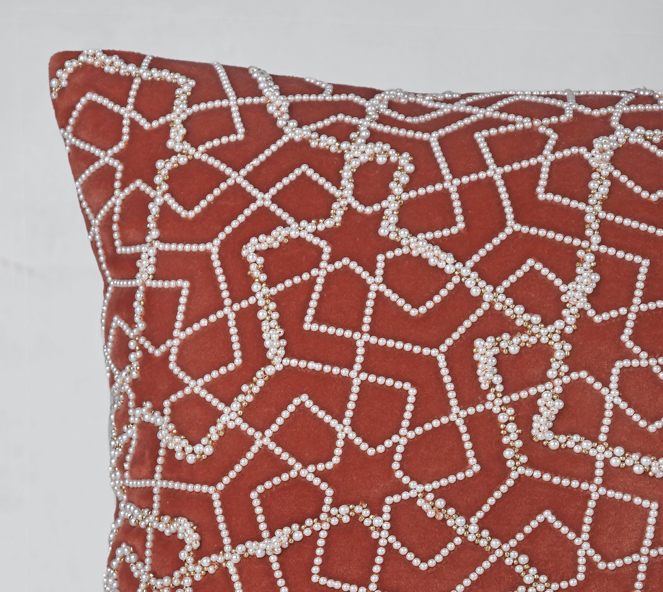 MYSTIC Rust Velvet Cushion Cover