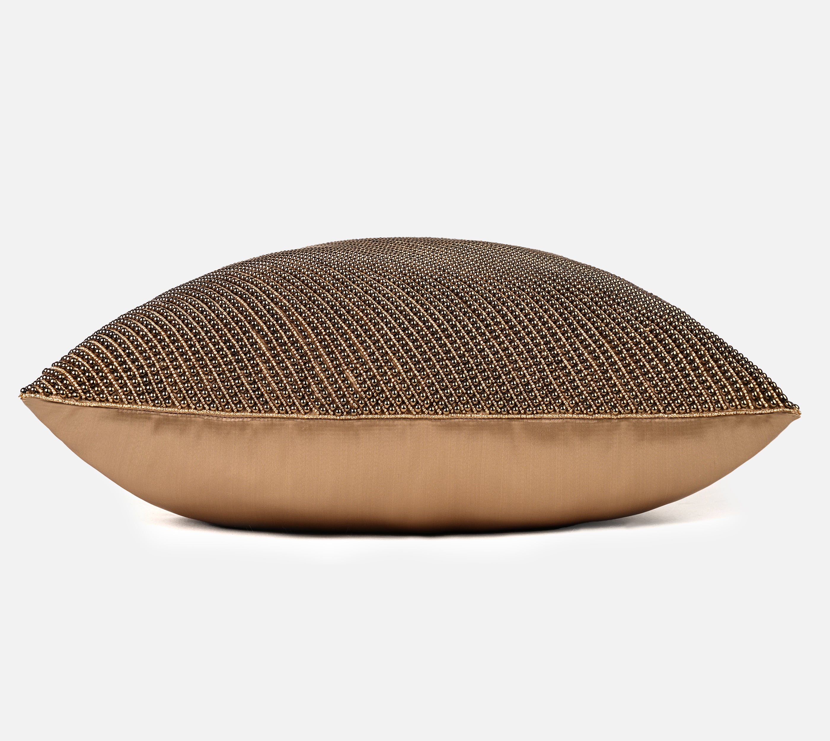 CAPIZ Gold Beaded Cushion Cover