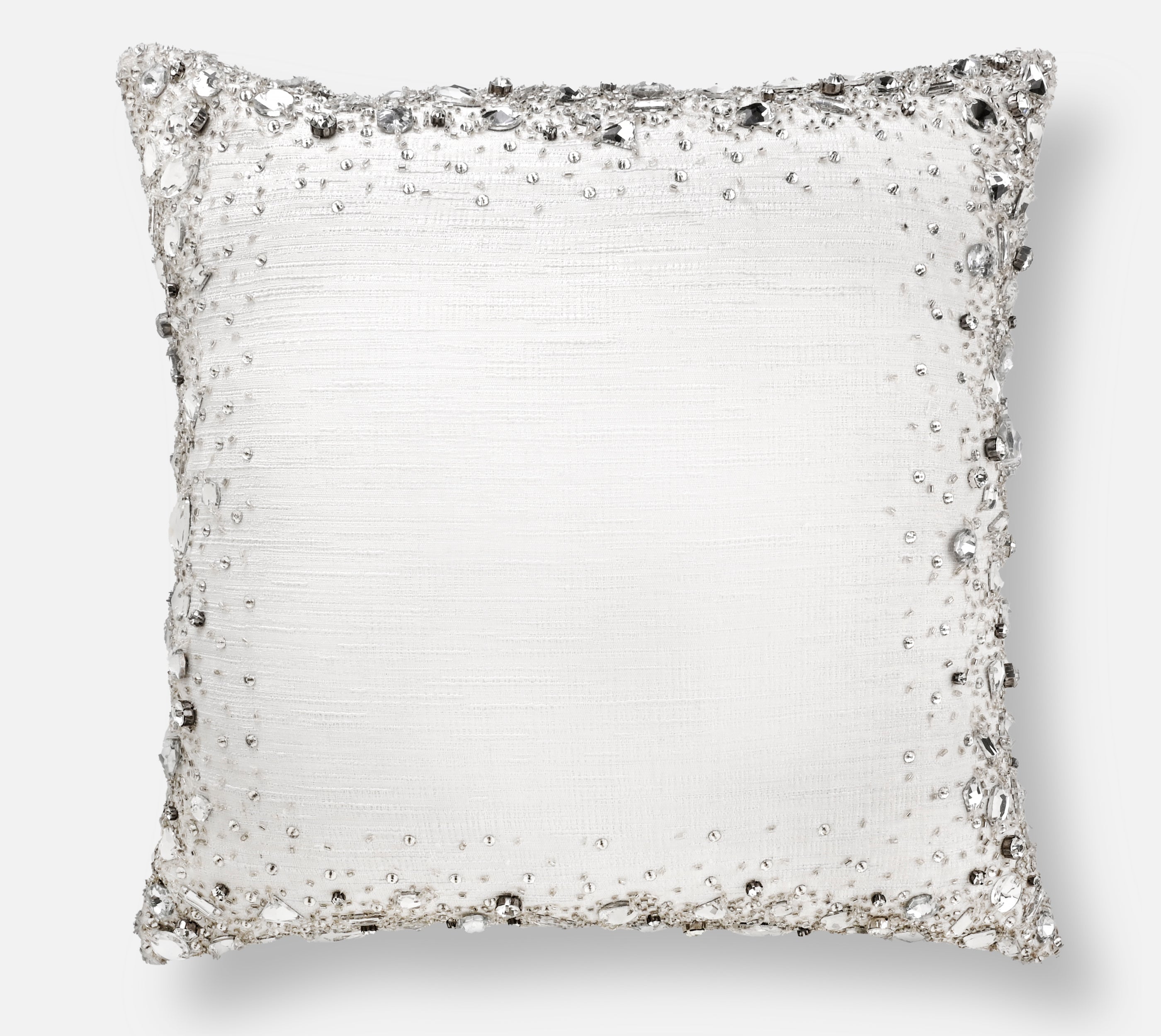 LUMIERE White Bling Cushion Cover