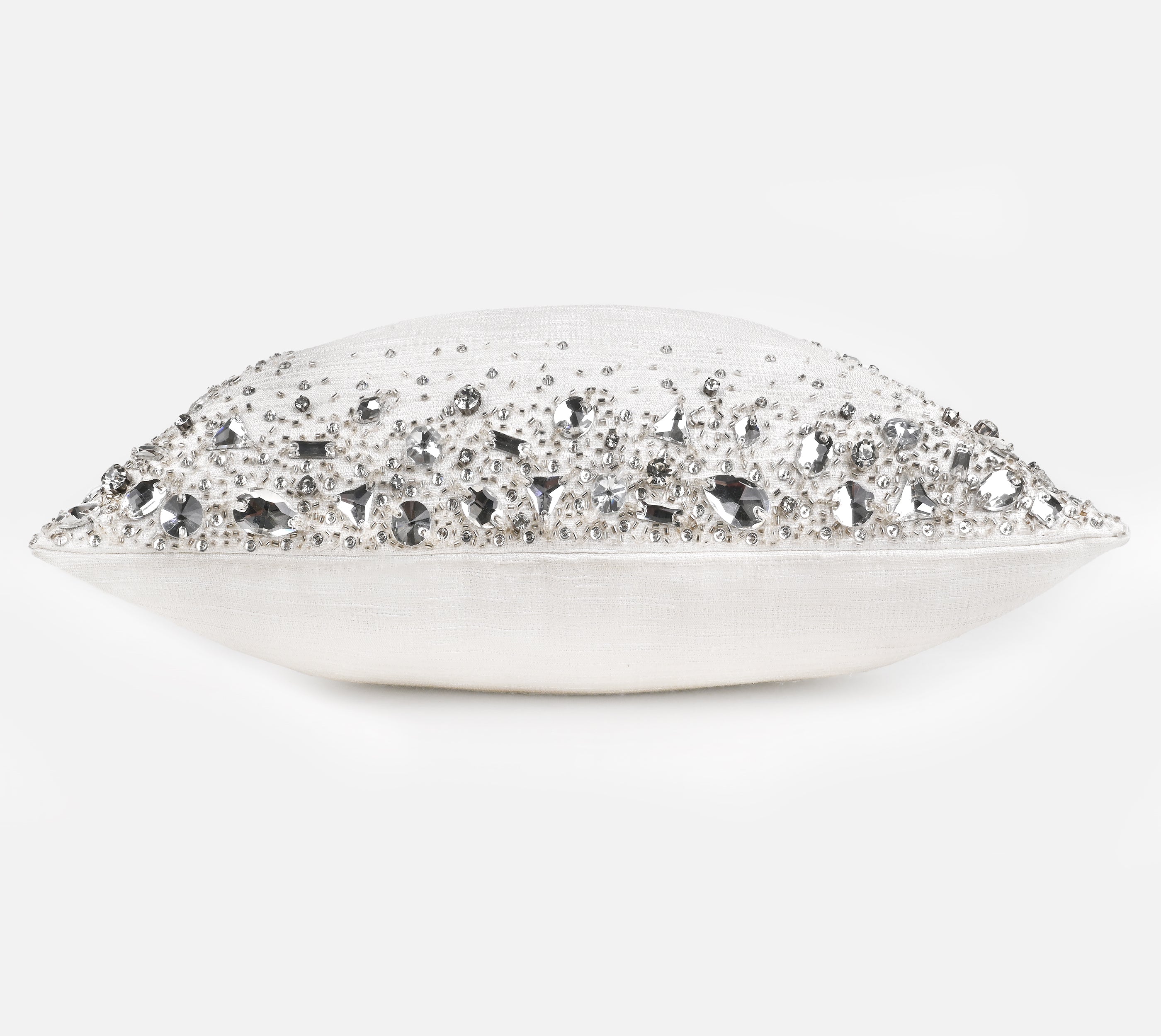 LUMIERE White Bling Cushion Cover